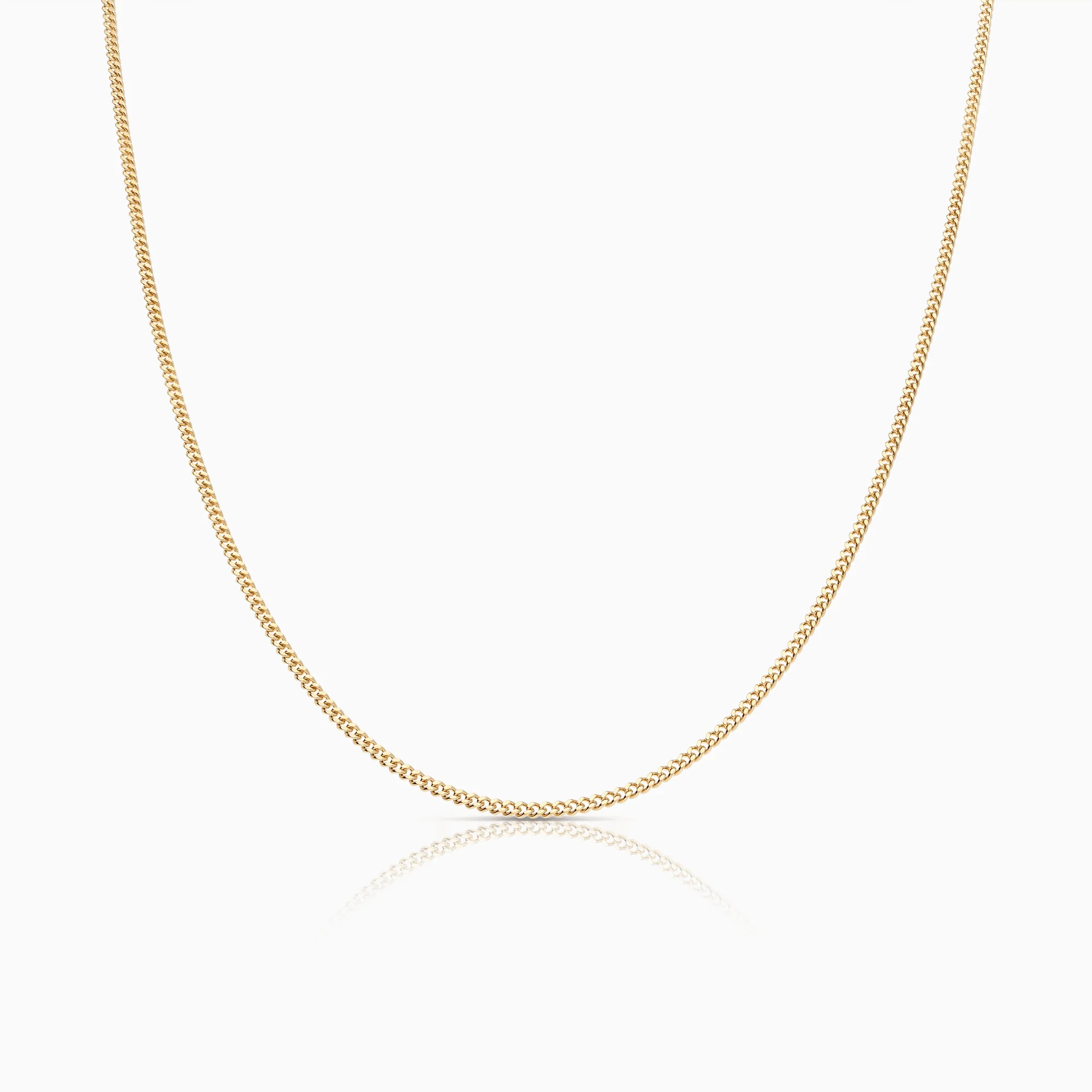 Curb link 52.5cm 18K gold