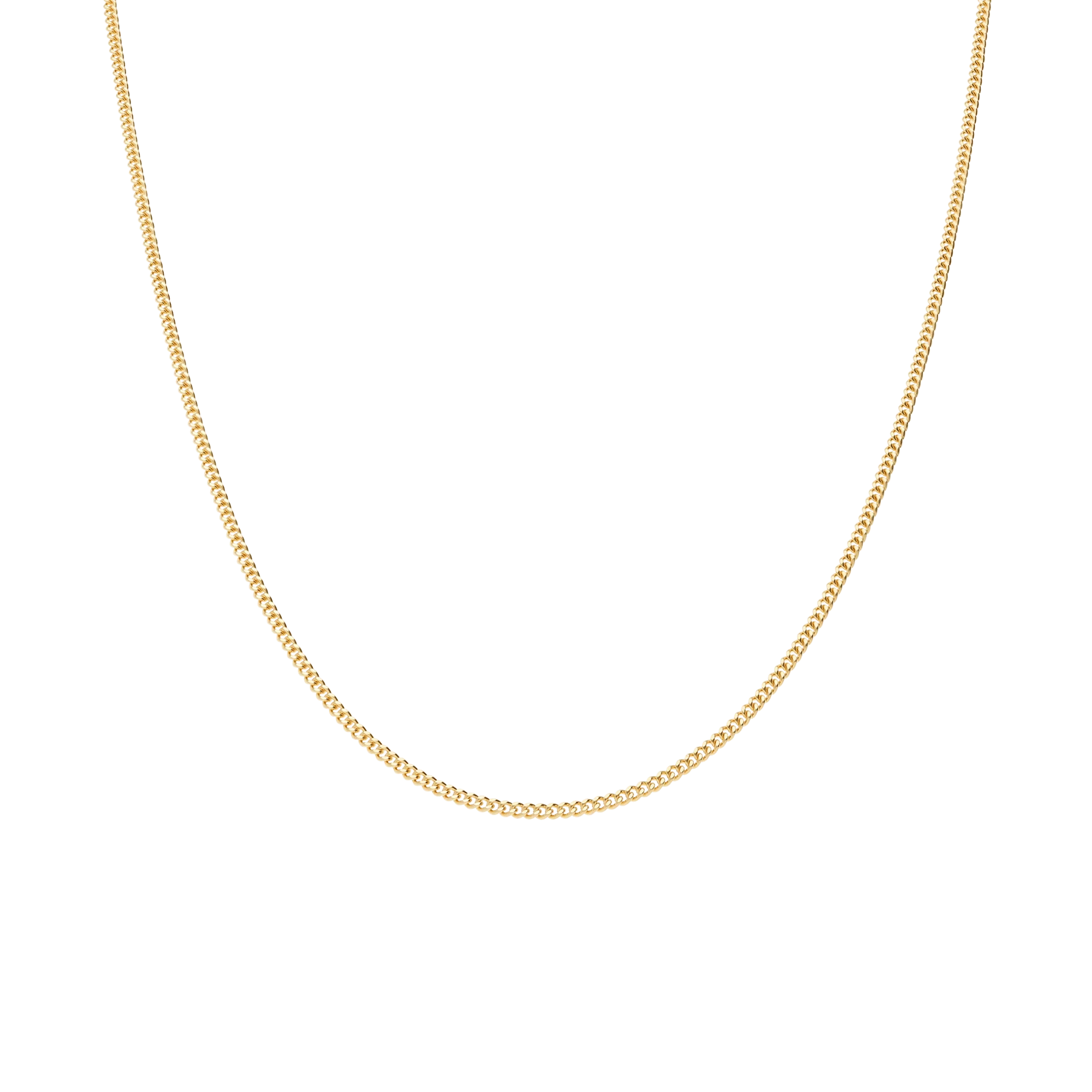 Curb chain 52cm 18K gold - Image 2
