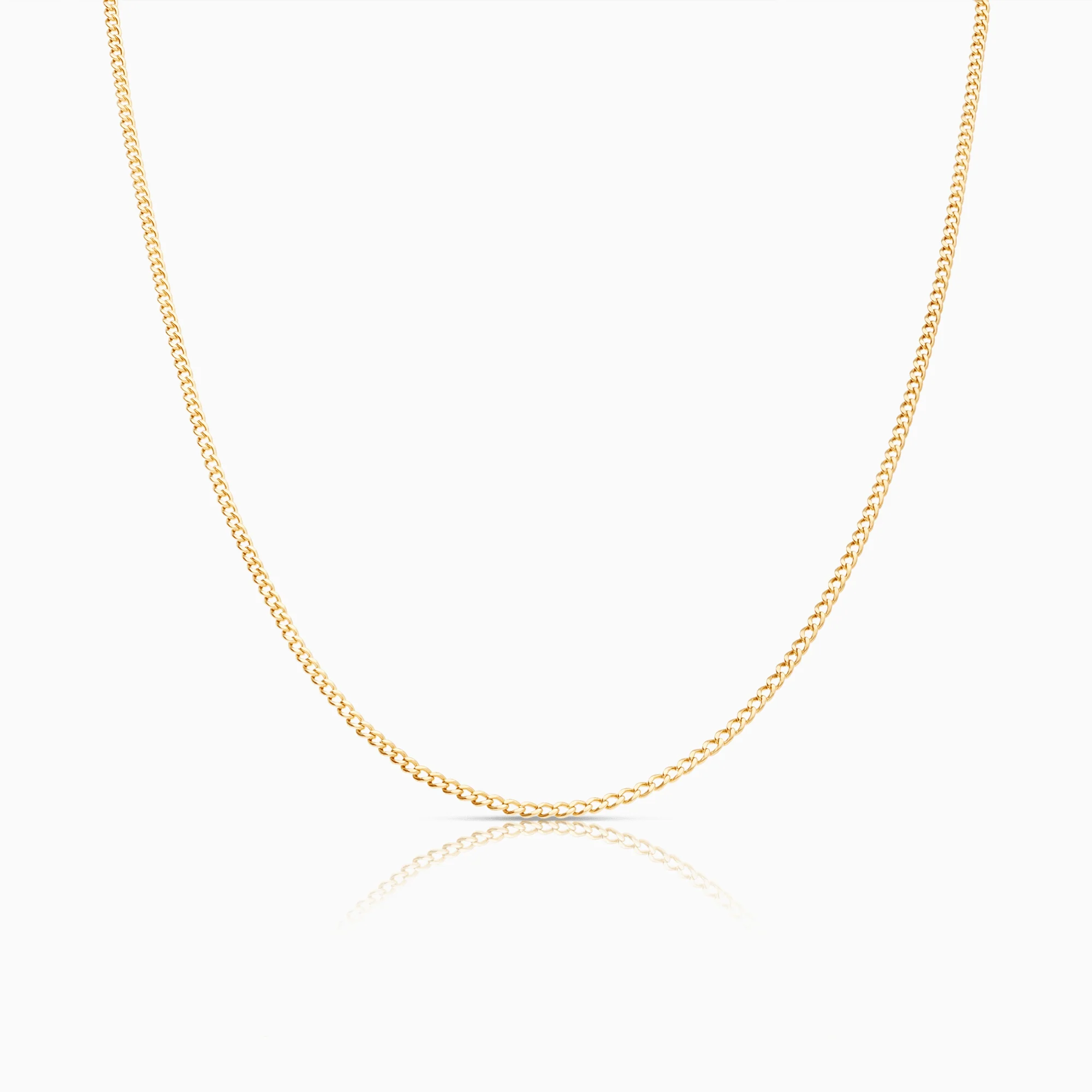 Curb chain 52cm 18K gold