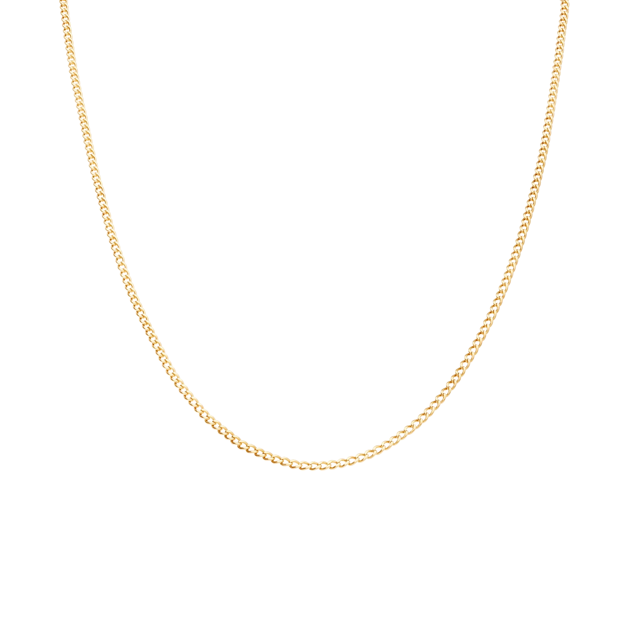 Curb chain 52cm 18K gold - Image 2
