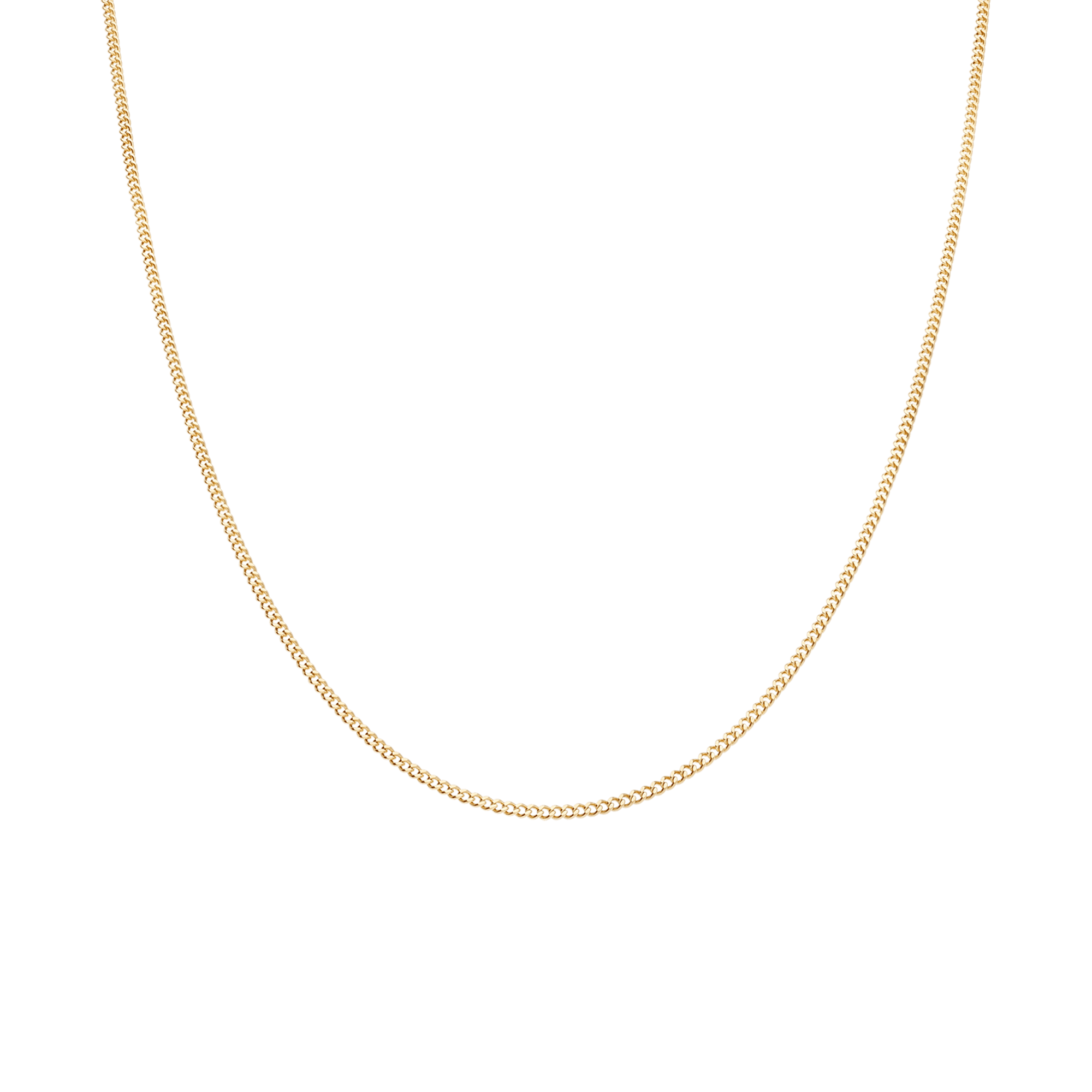 Curb chain 53.5cm 18K gold - Image 2