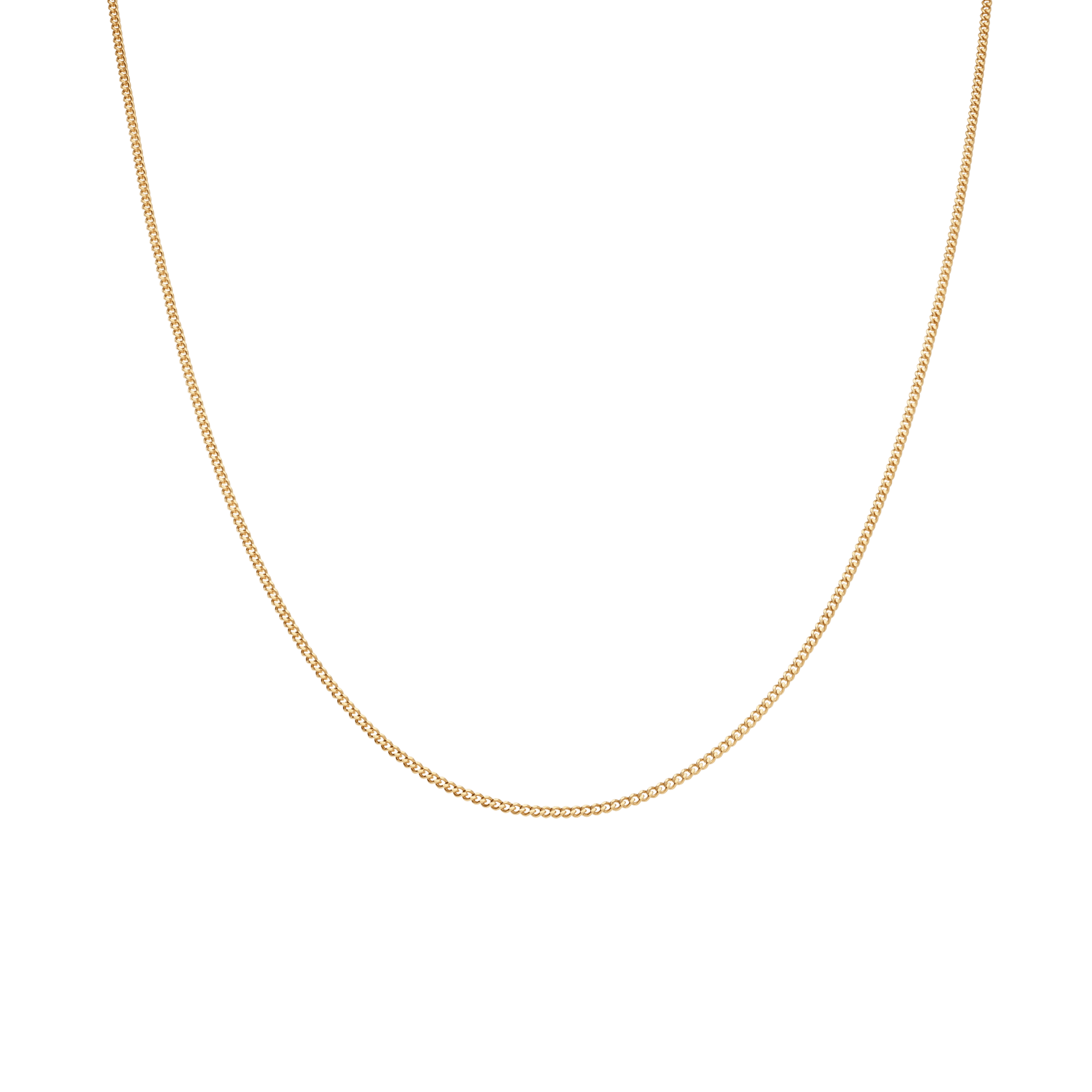 Curb Chain 60cm 18K Gold - Image 2