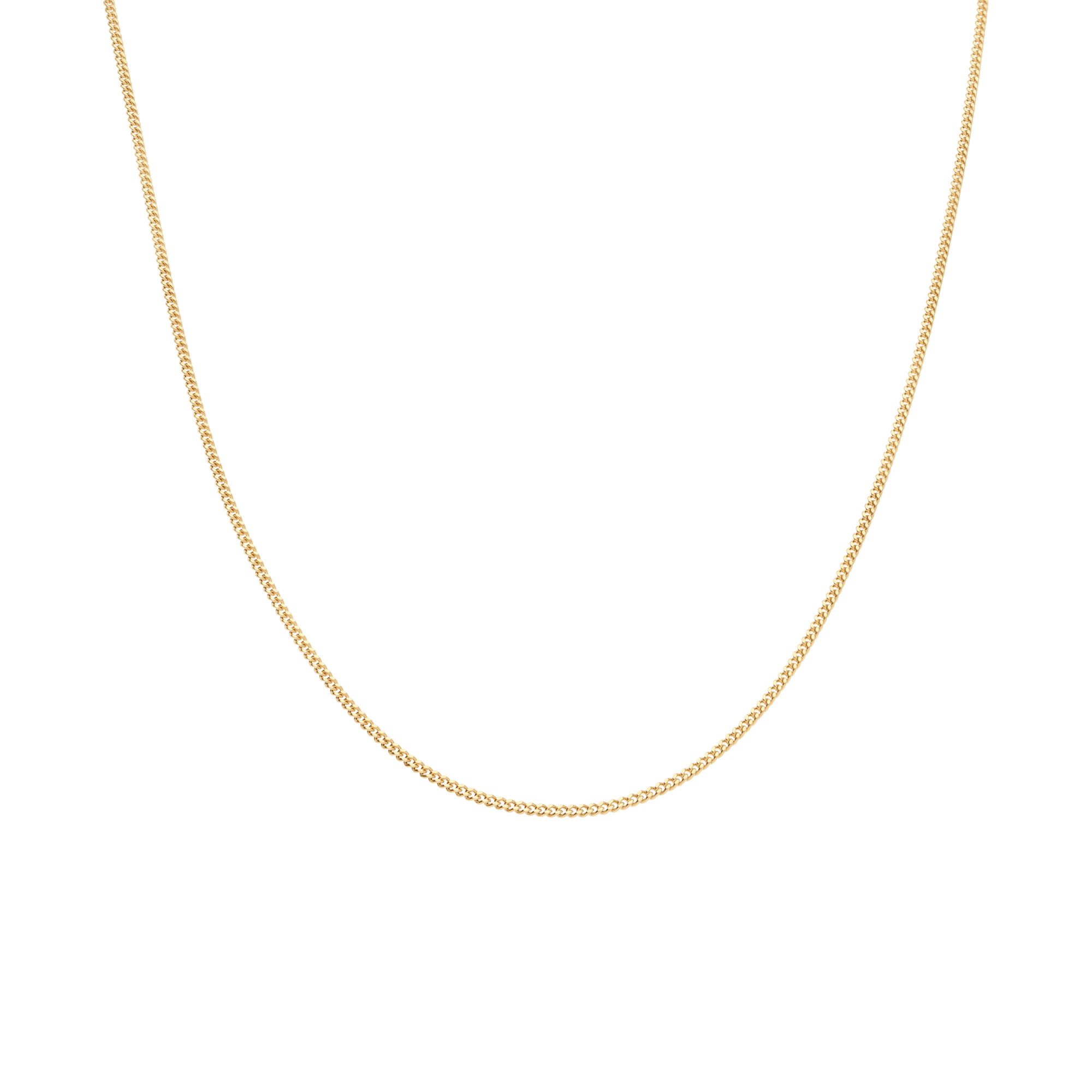 Curb Chain 61cm 18K Gold - Image 2