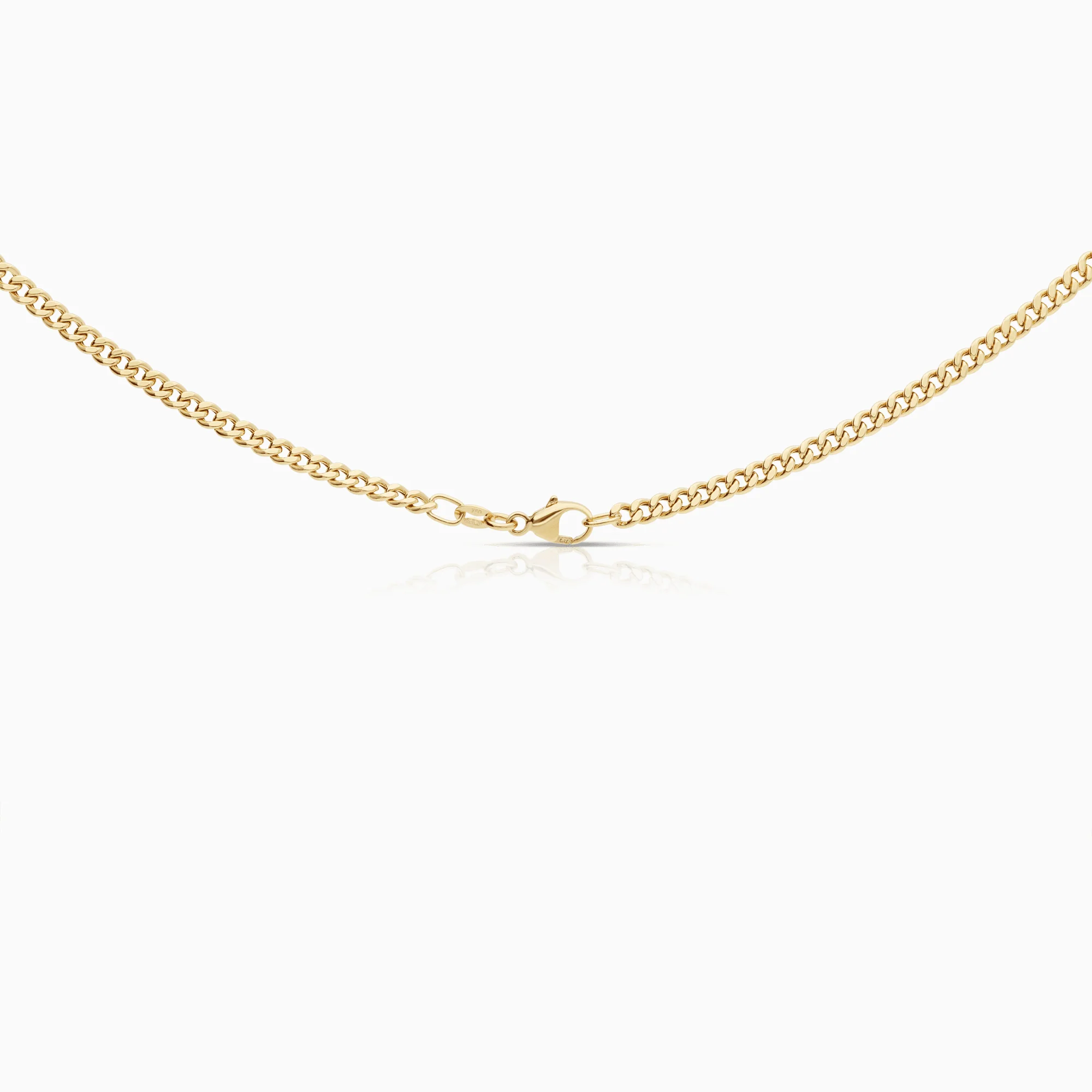 Curb chain 6.20g 18K gold - Image 2