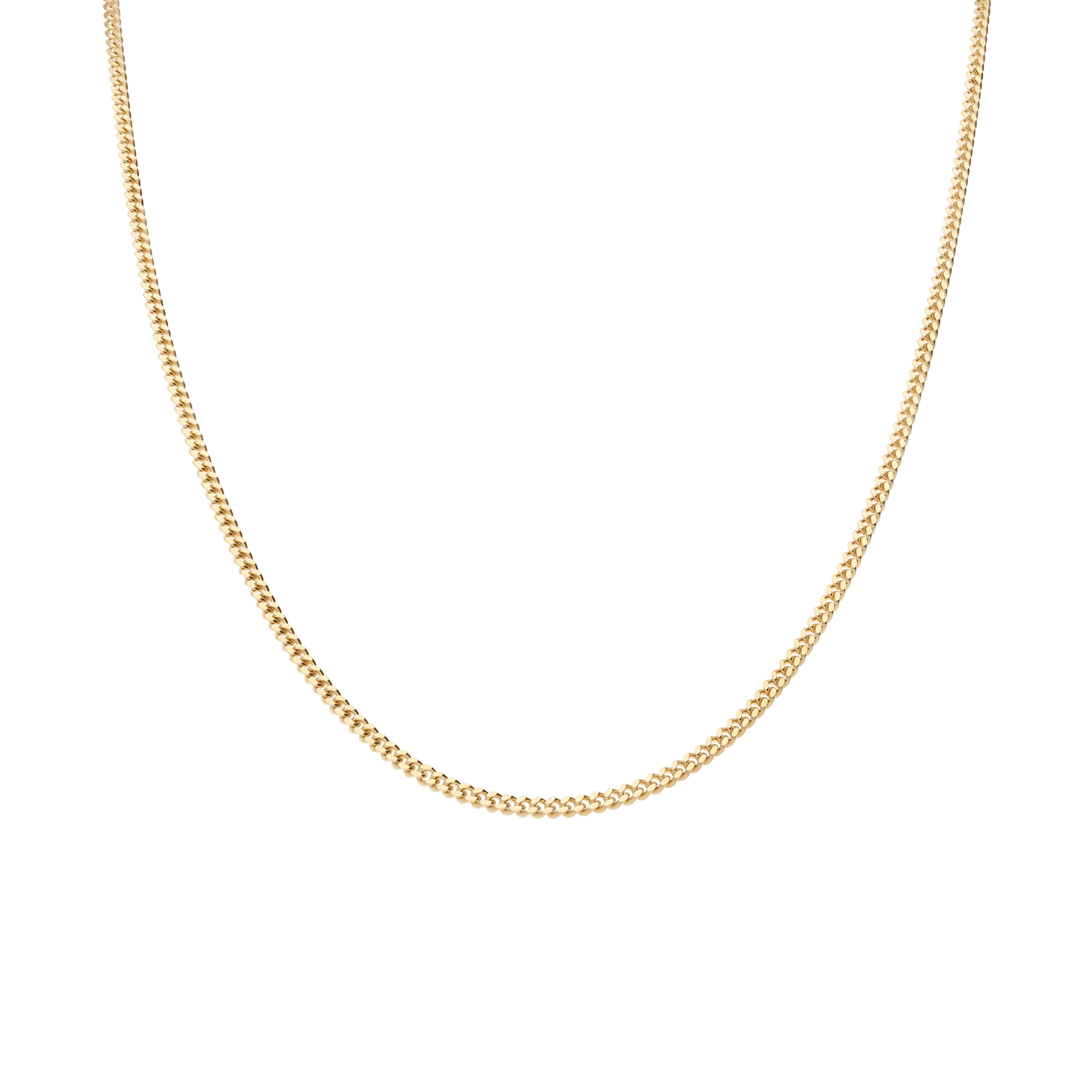 Curb chain 70cm 18K gold - Image 2