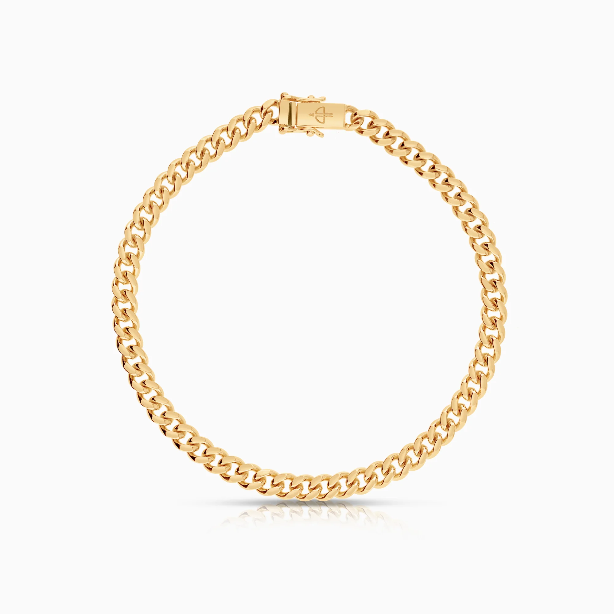 Curb-link bracelet 19.01g 18K gold