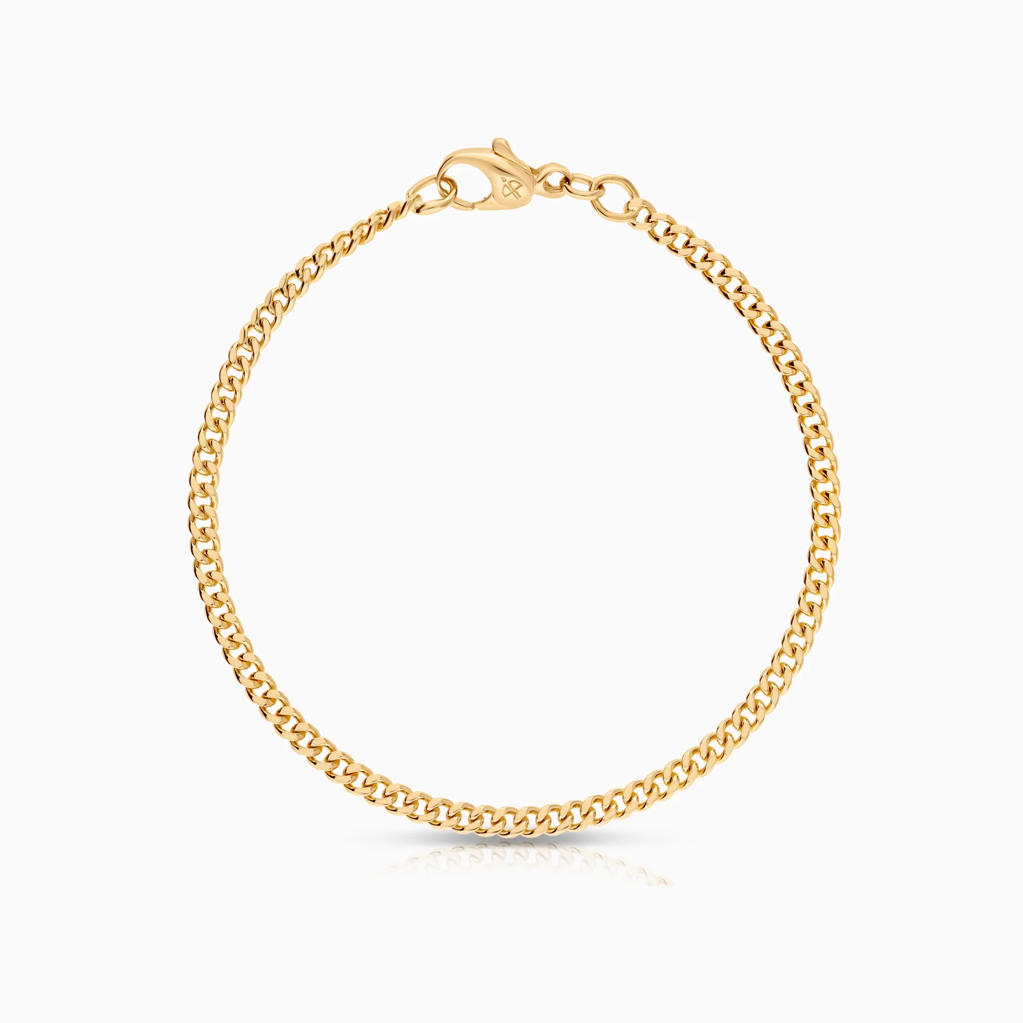 Curb chain bracelet 5.41g 18K gold
