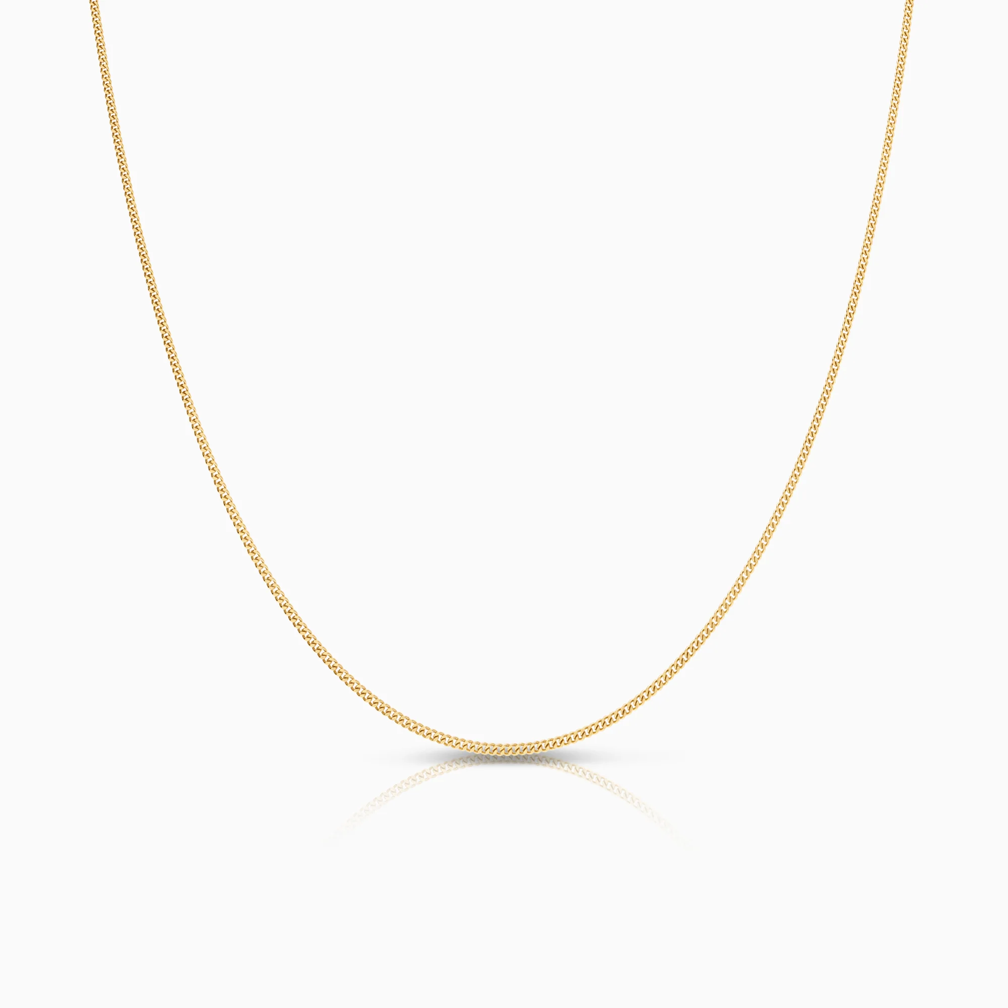 Curb-link necklace 1.49g 18K gold