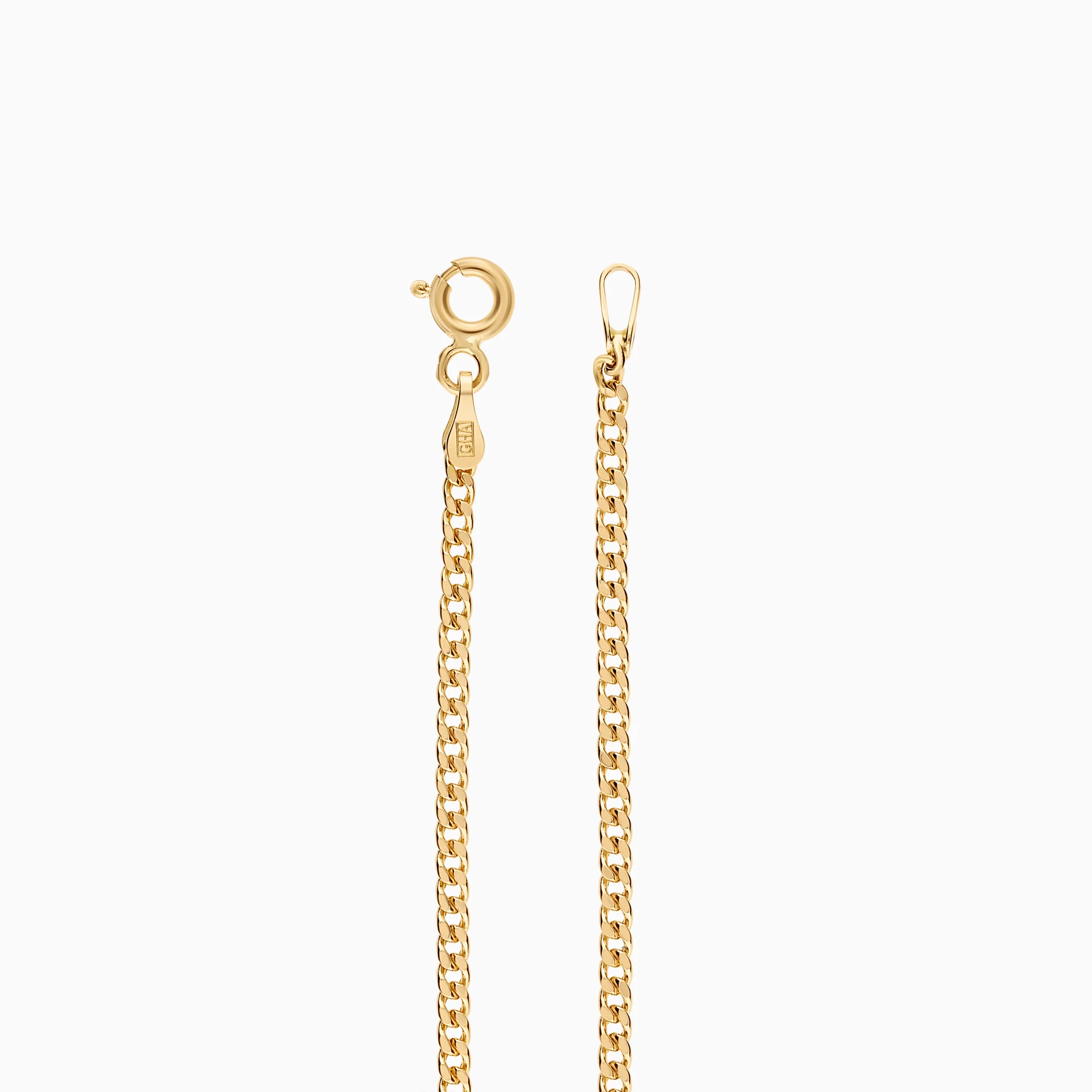 Curb bracelet 1.45g 18K gold - Image 2