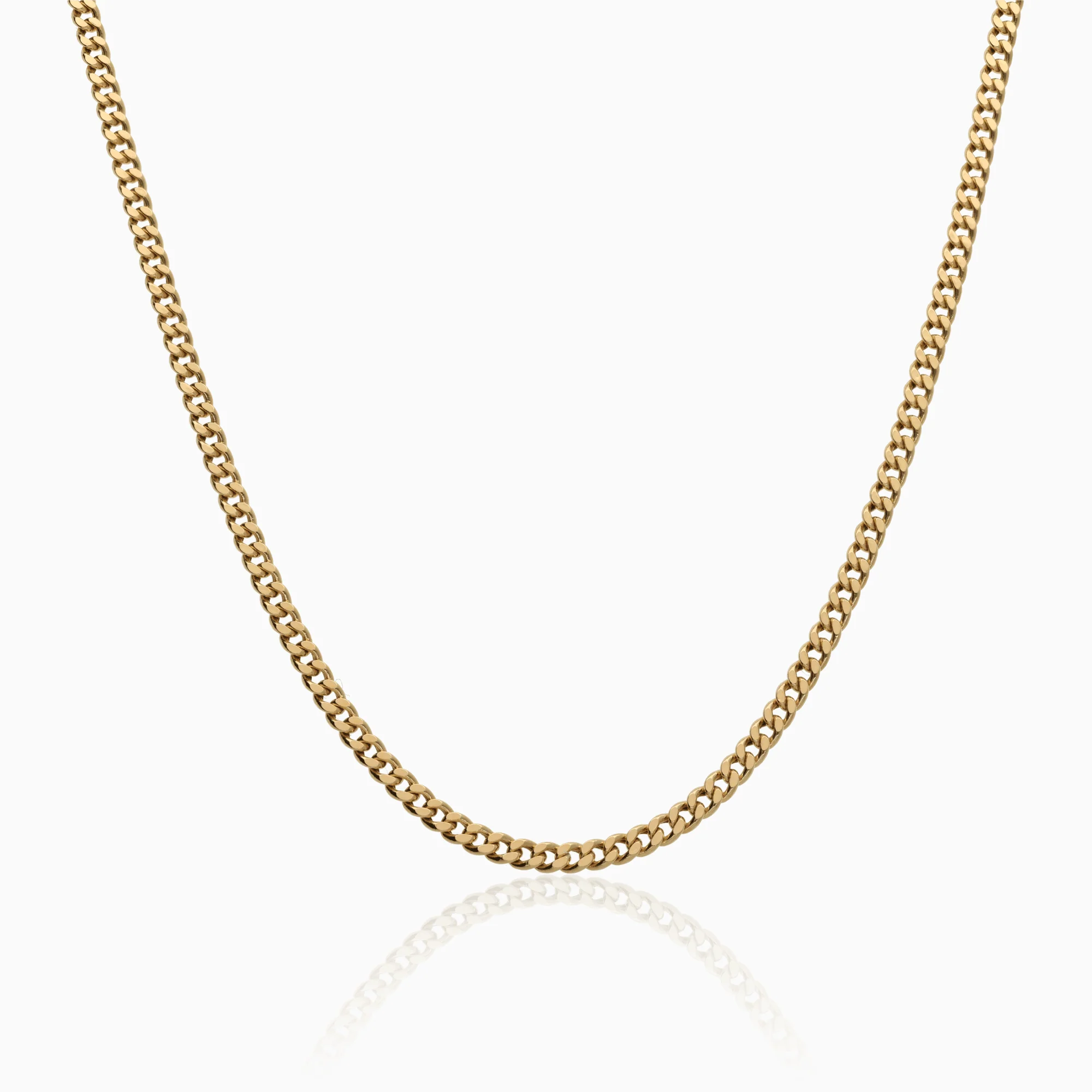 Hollow curb chain 5.60g 18K gold