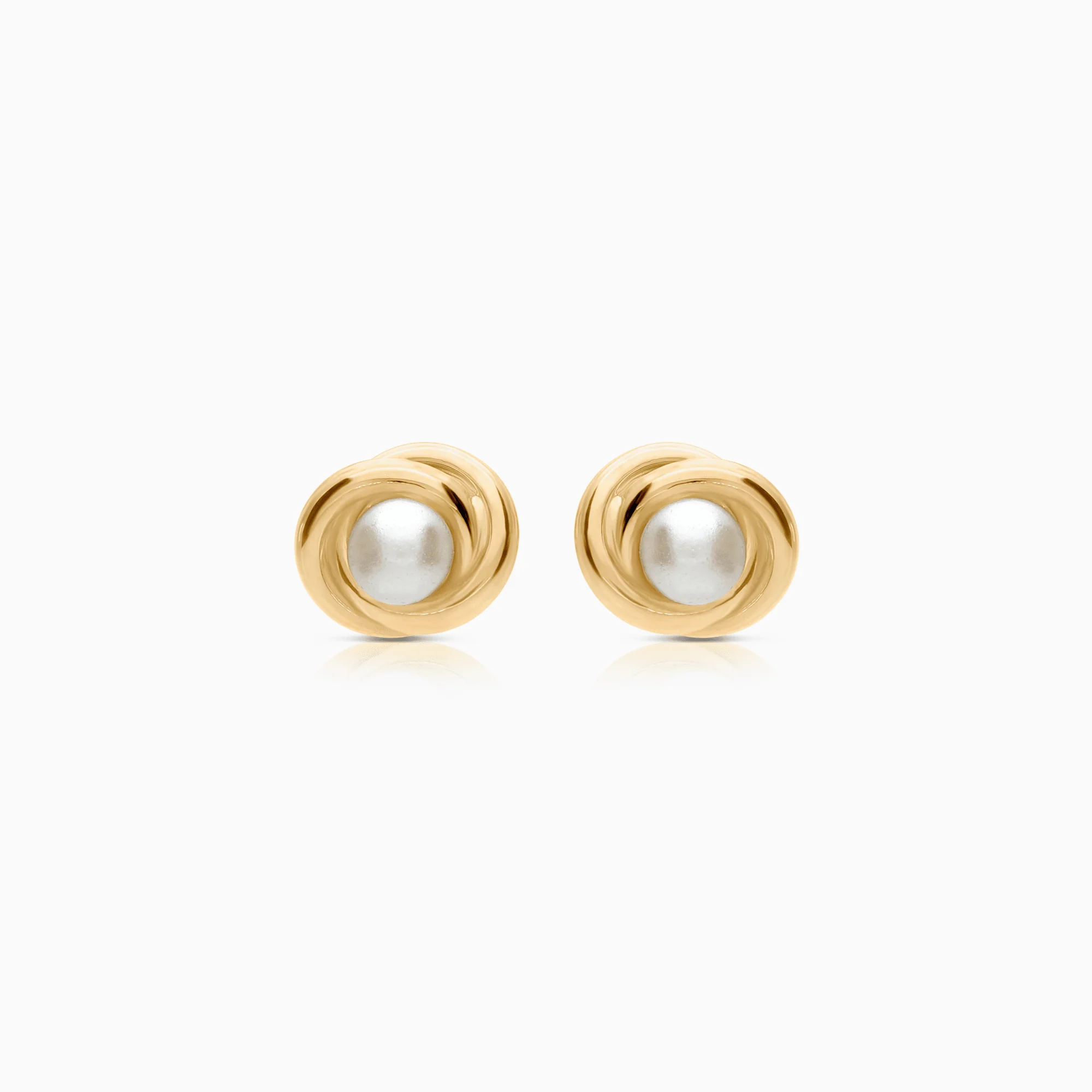 Pearl earrings 0.85g 18K gold