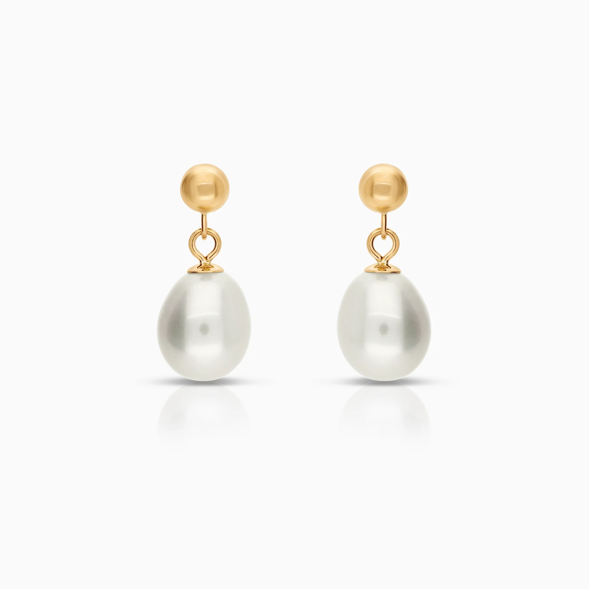 Pearl earrings 1.90g 14K gold