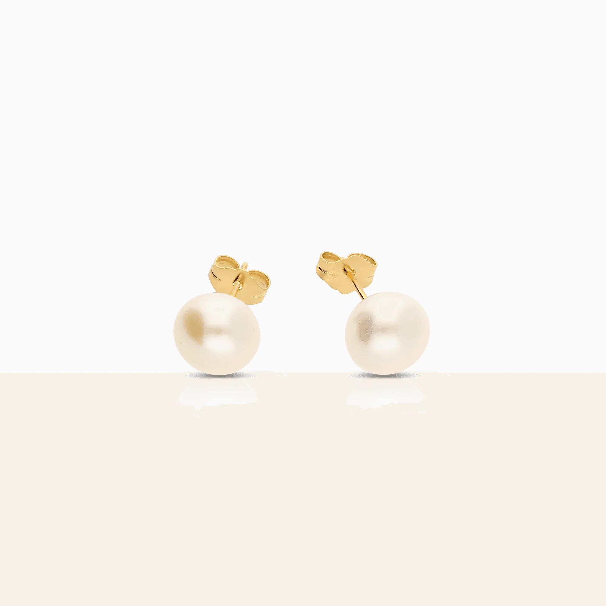Pearl earrings 1.82g 18K gold - Image 2