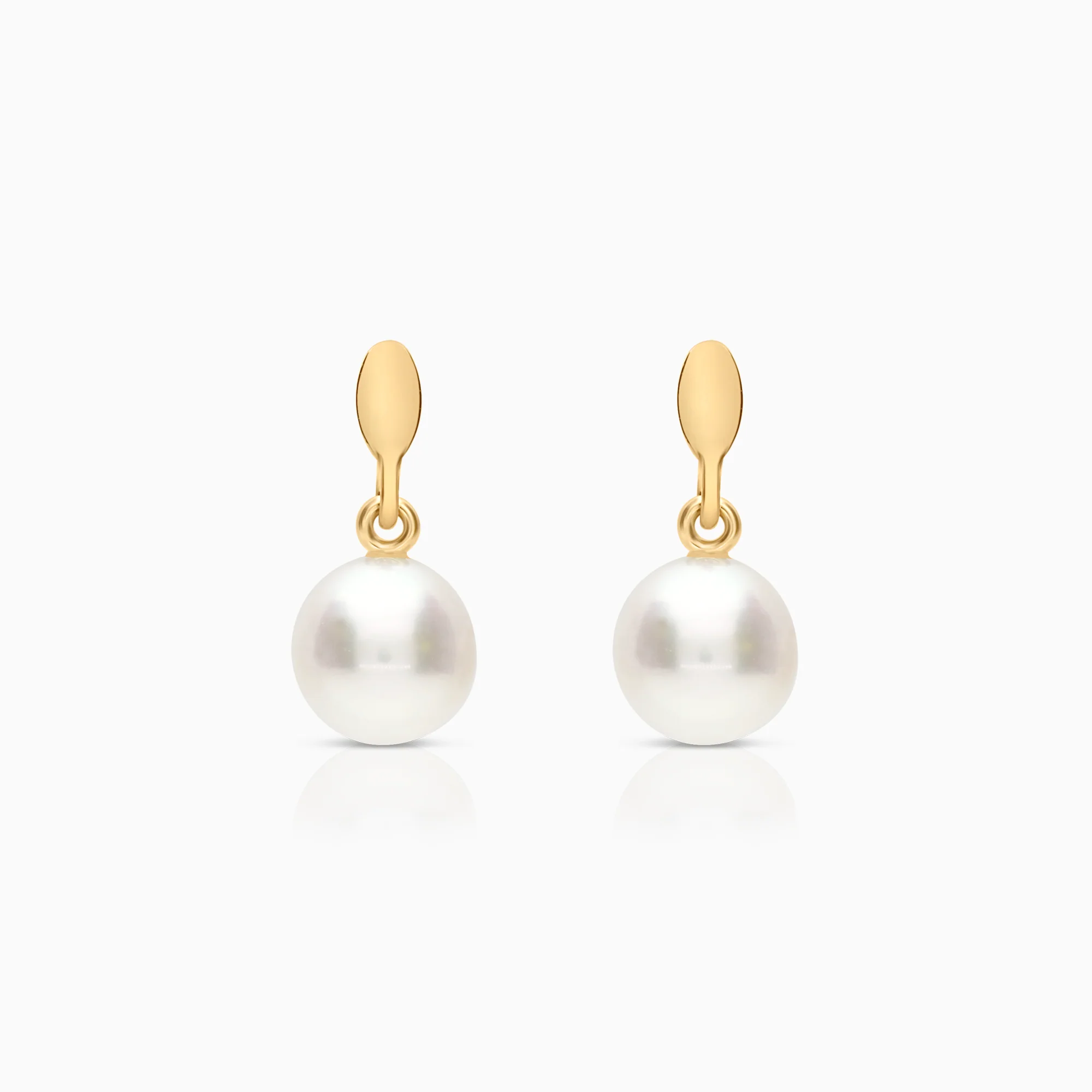 Pearl Earrings 2.05g 18K Gold