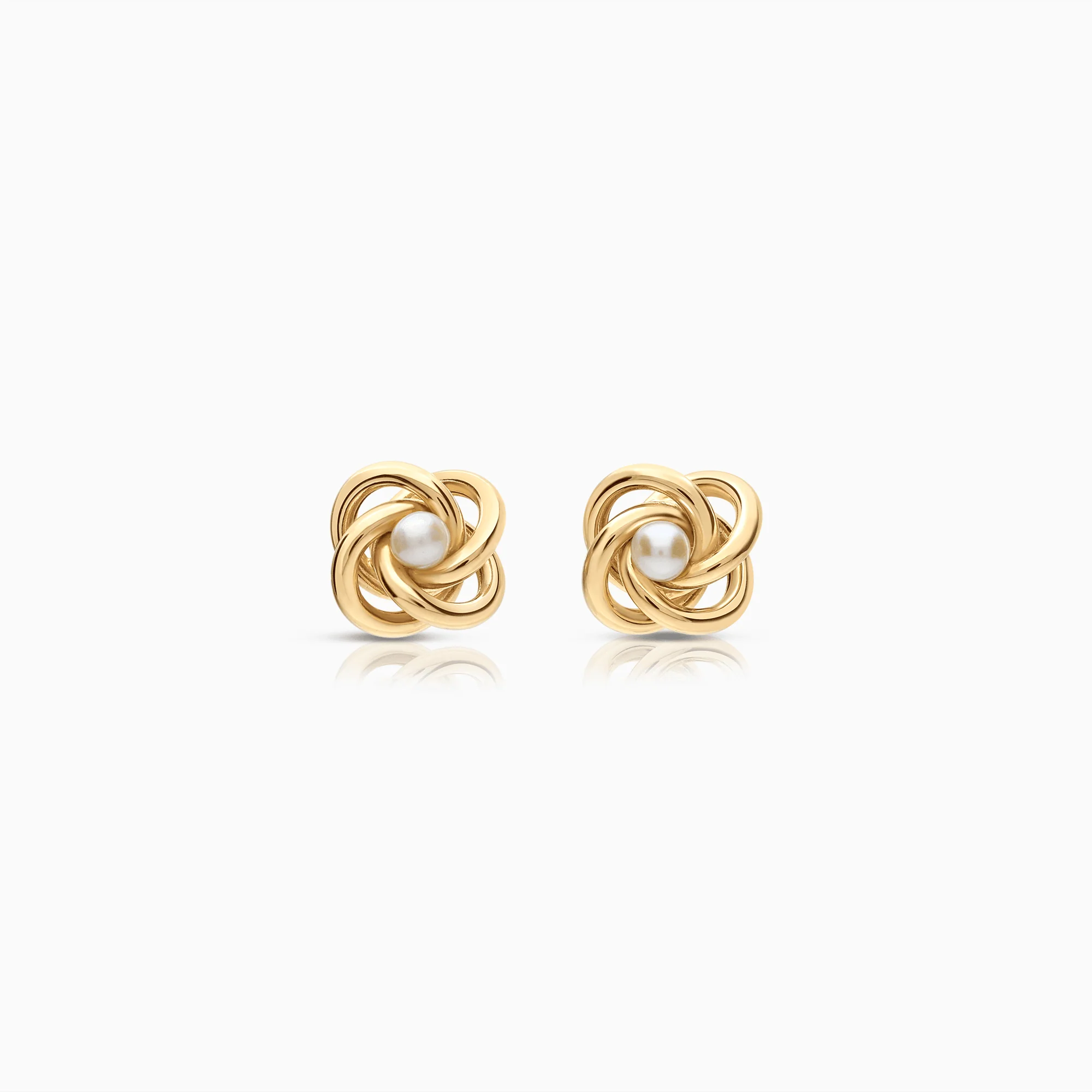 Pearl earrings 2.90g 18K gold