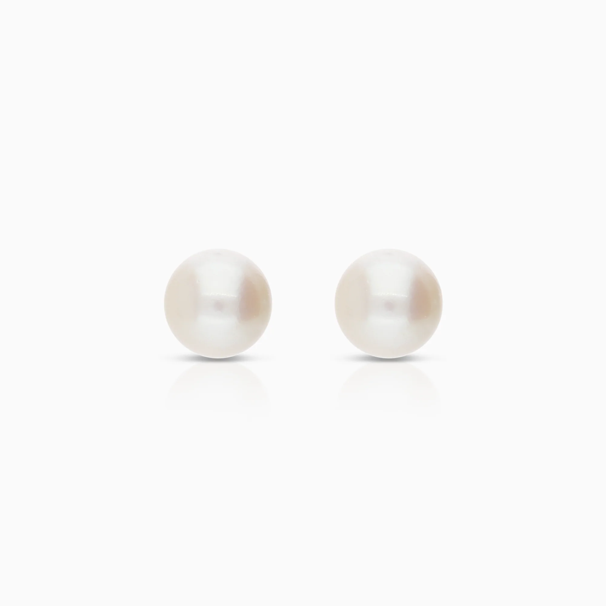 Pearl earrings cultured freshwater pearls 1.79g 18K gold