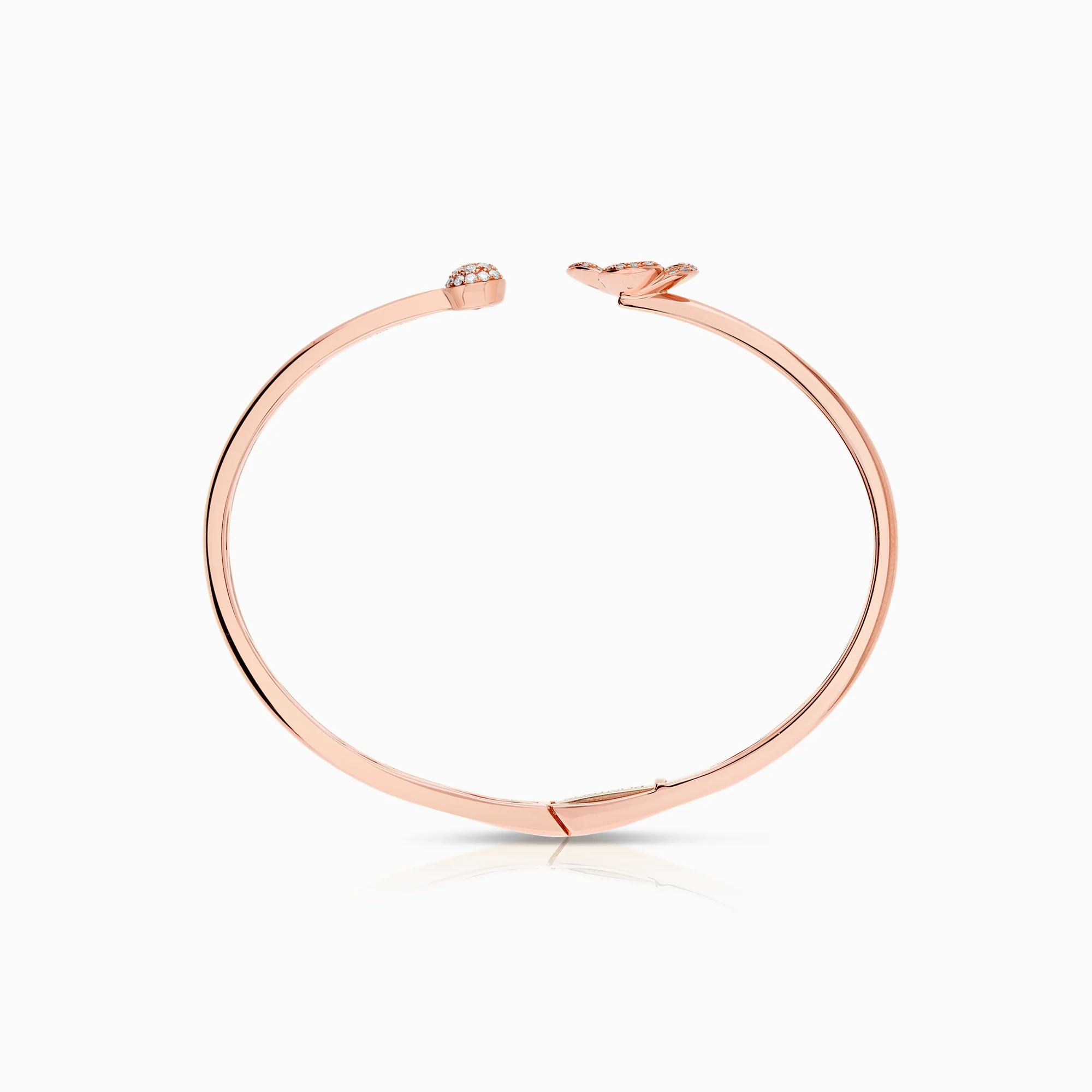 Poniros bangle with diamonds 0.69ct 18K rose gold - Image 3