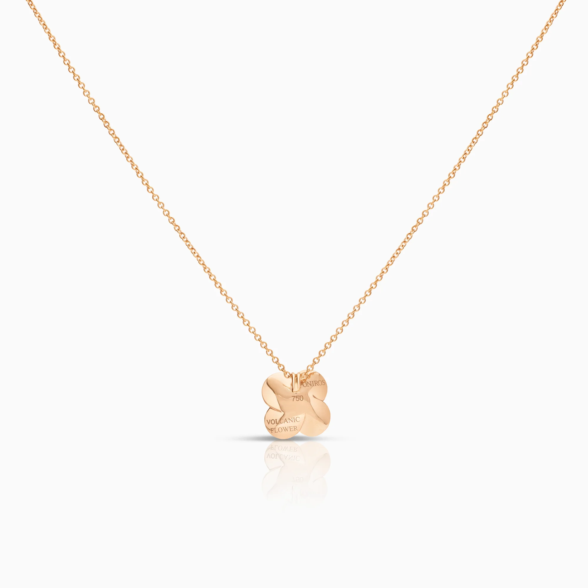 Poniros diamond necklace 0.41ct 18K rose gold - Image 3