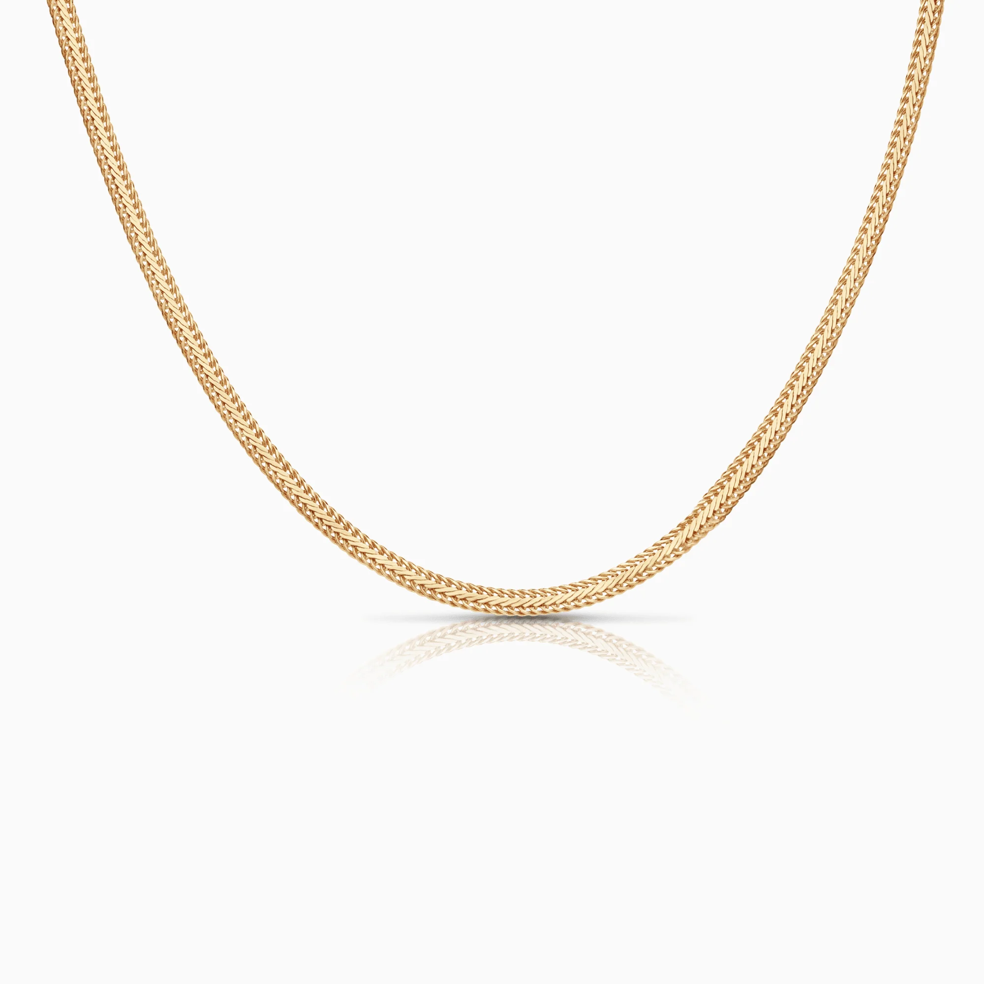 Fox tail necklace 11.54g 18K gold