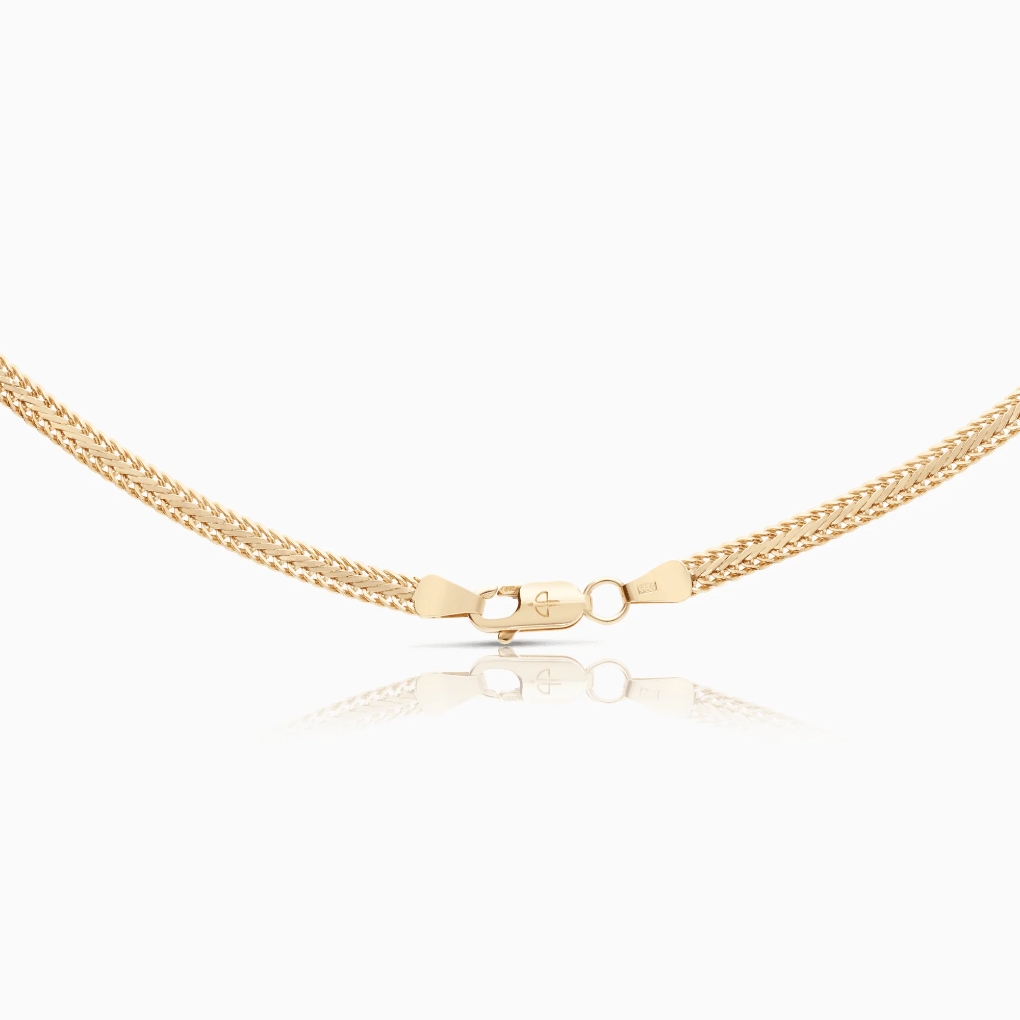 Fox tail necklace 11.54g 18K gold - Image 2