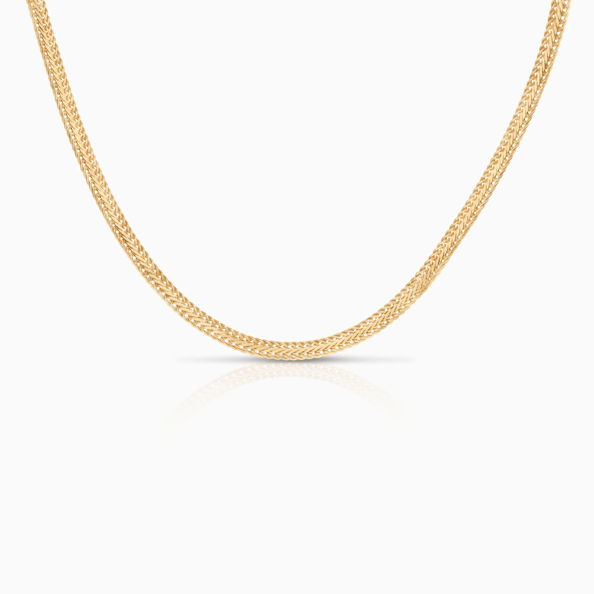 Fox tail necklace 11.65g 18K gold