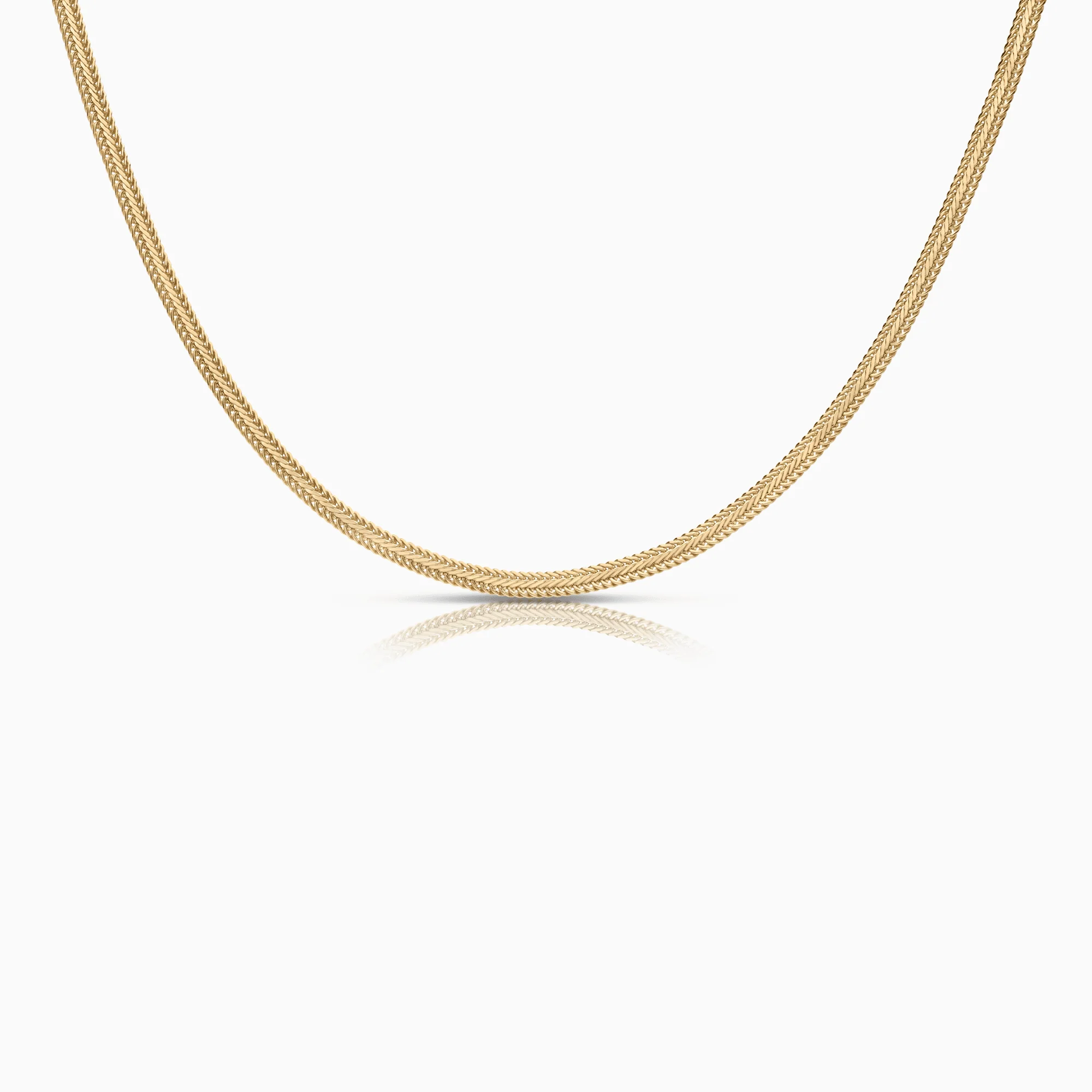Fox tail necklace 7.97g 18K gold