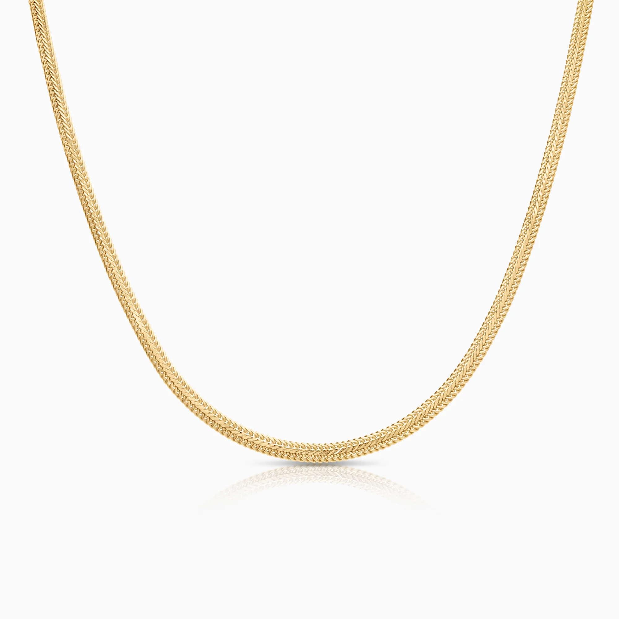 Fox tail necklace 8.50g 18K gold