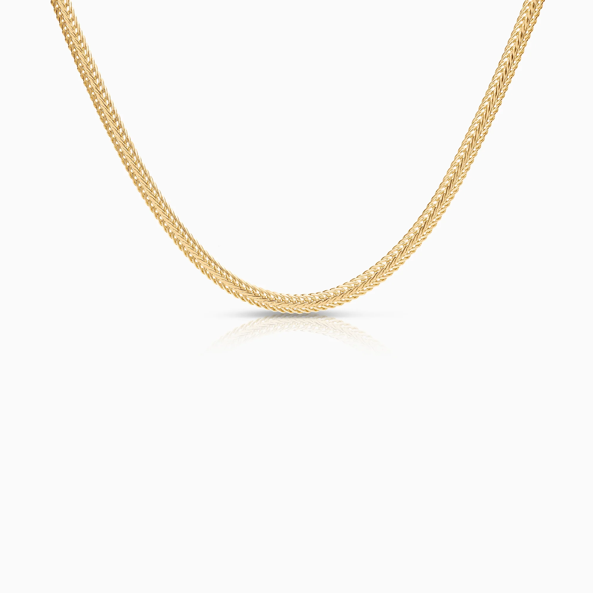 Fox tail necklace 9.32g 18K gold