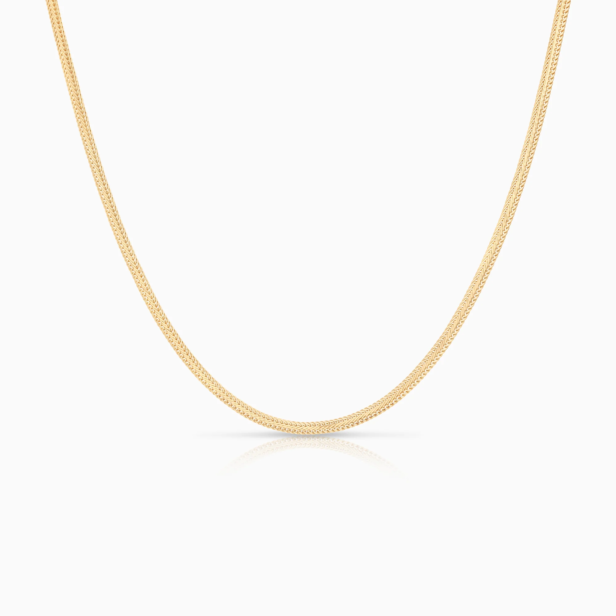 Fox tail necklace 4.42g 18K gold