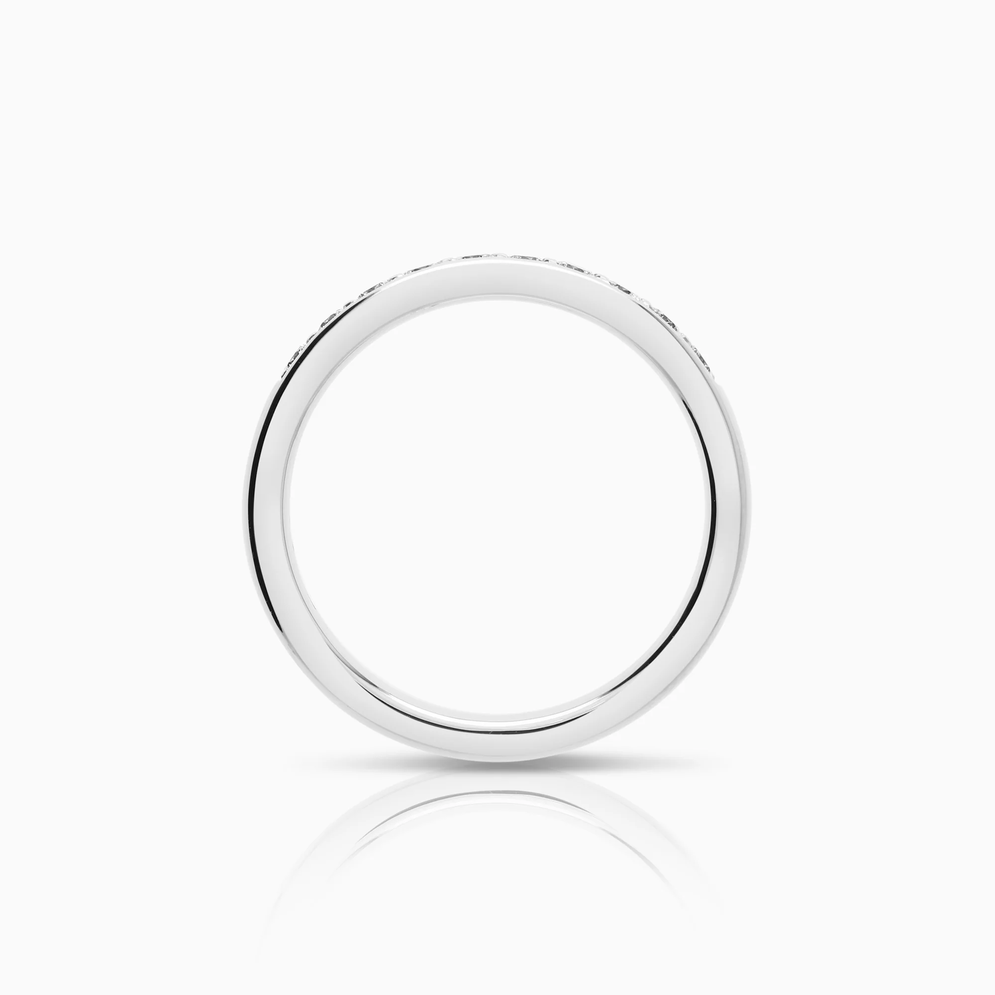 Alliance ring 0.34ct 18K white gold - Image 2