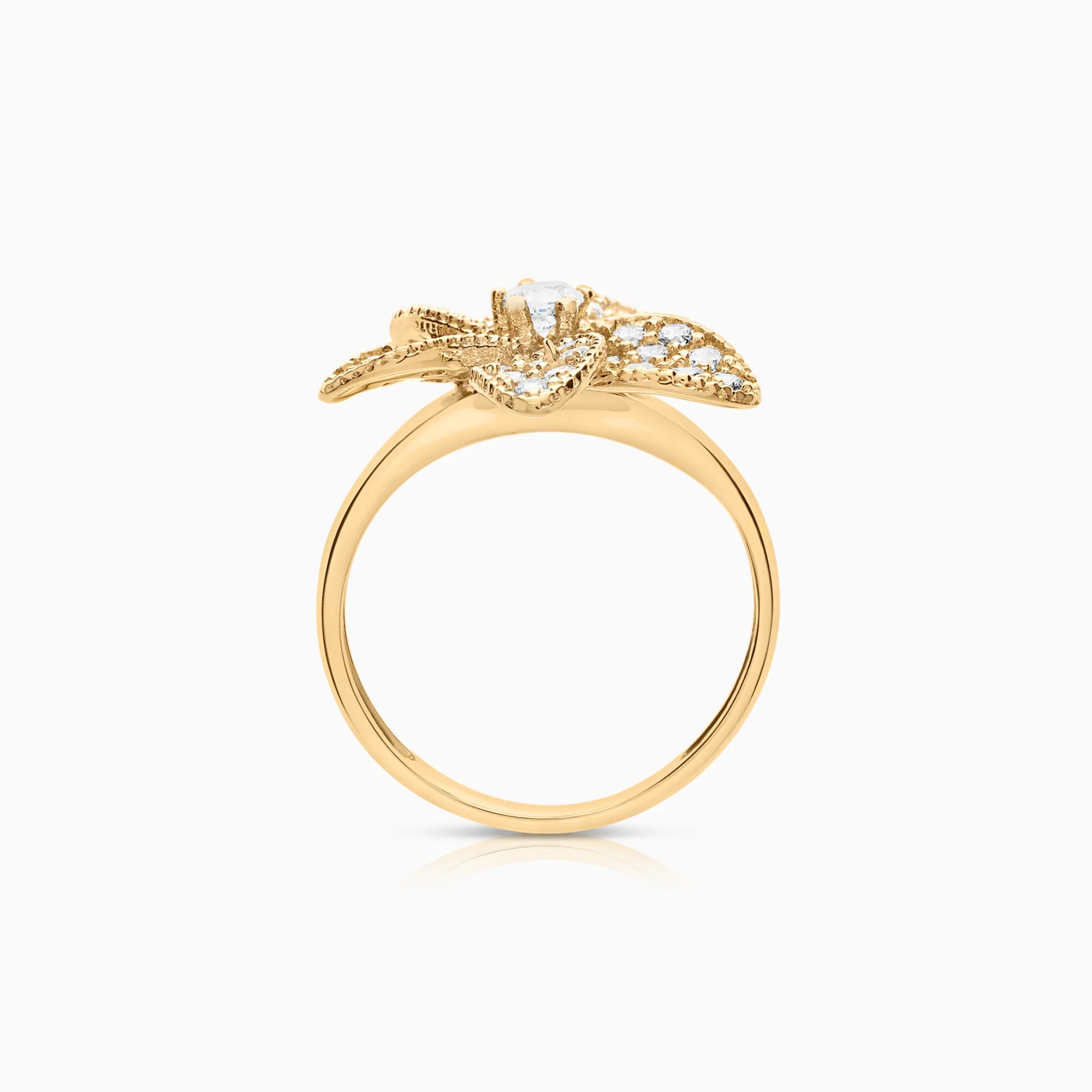 Ring Cubic Zirconia 3.00g 14K Gold - Image 2