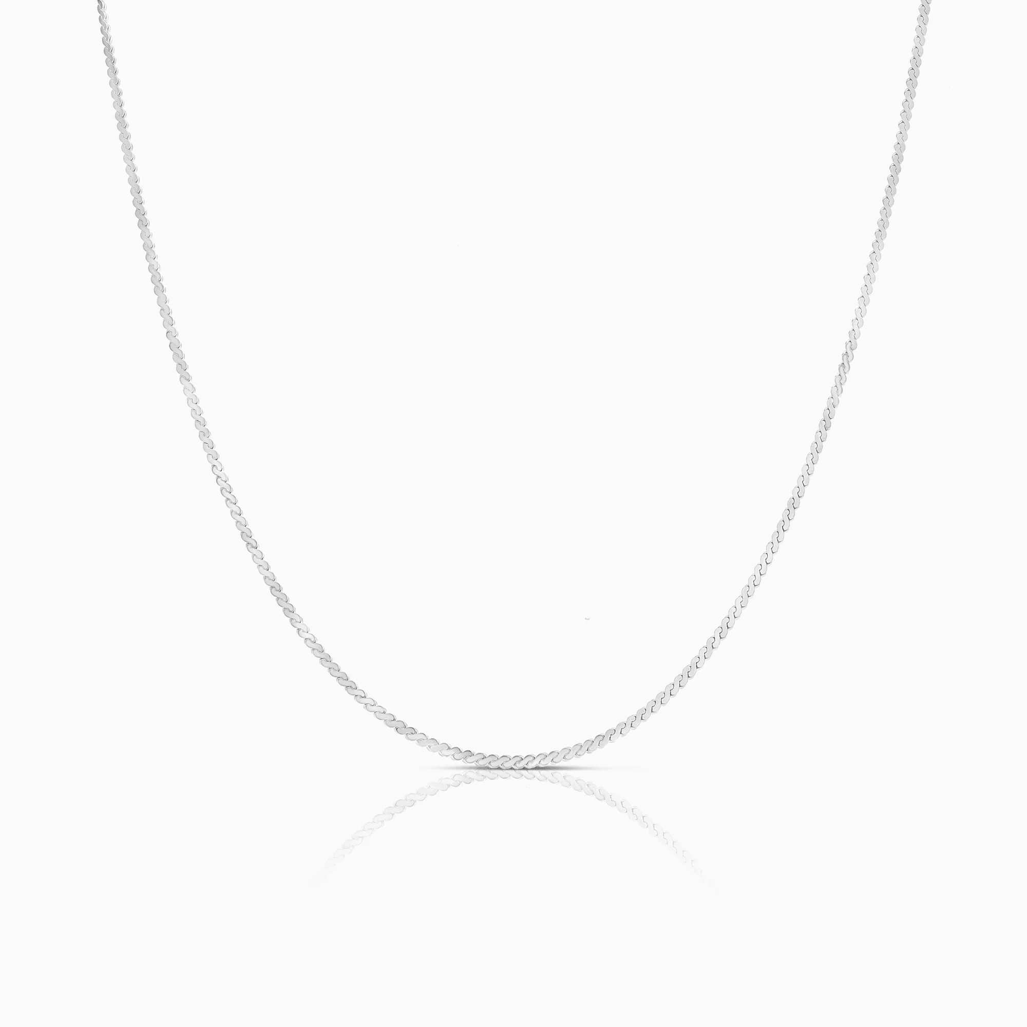 S-link necklace 4.82g 18K white gold