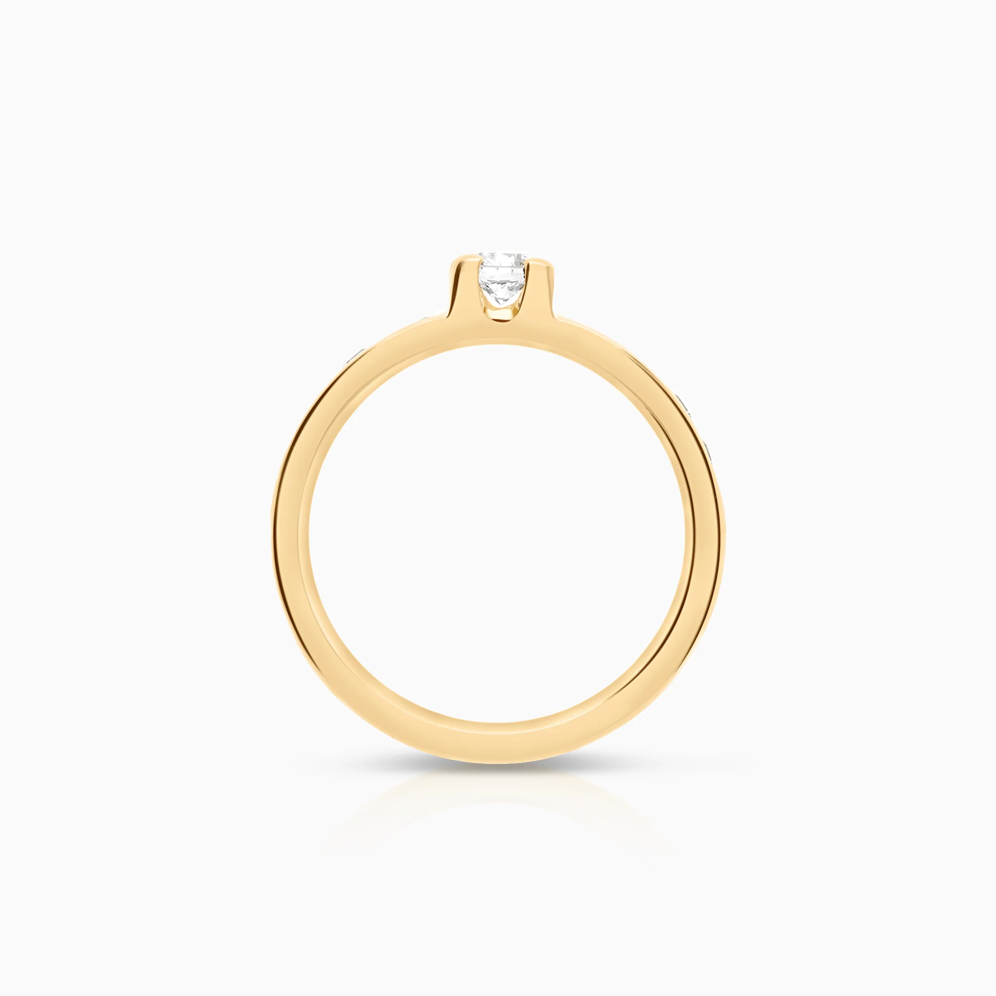 Schalins side-stone ring 0.52ct 18K gold - Image 2