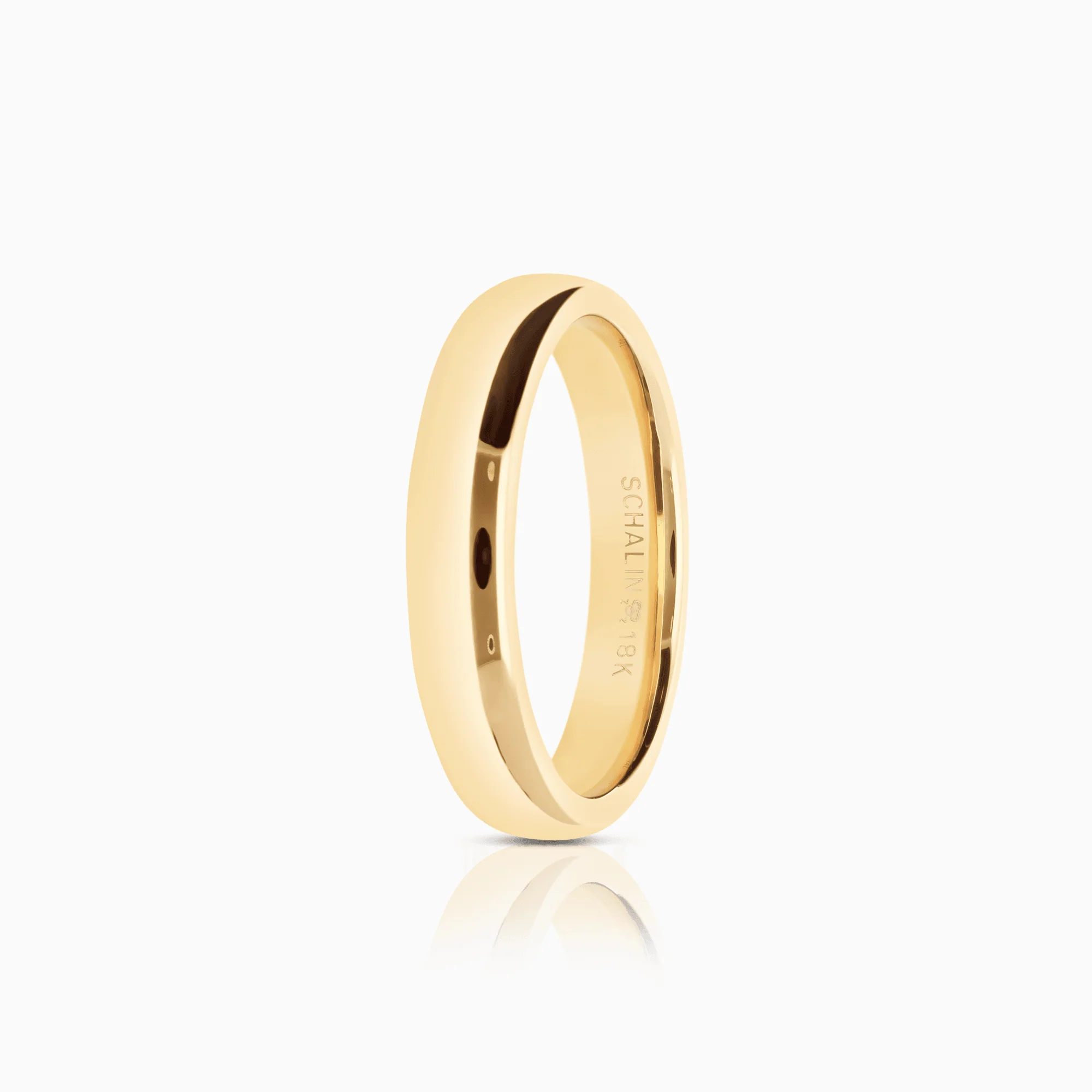 Schalins plain gold ring 10.65g 18K gold
