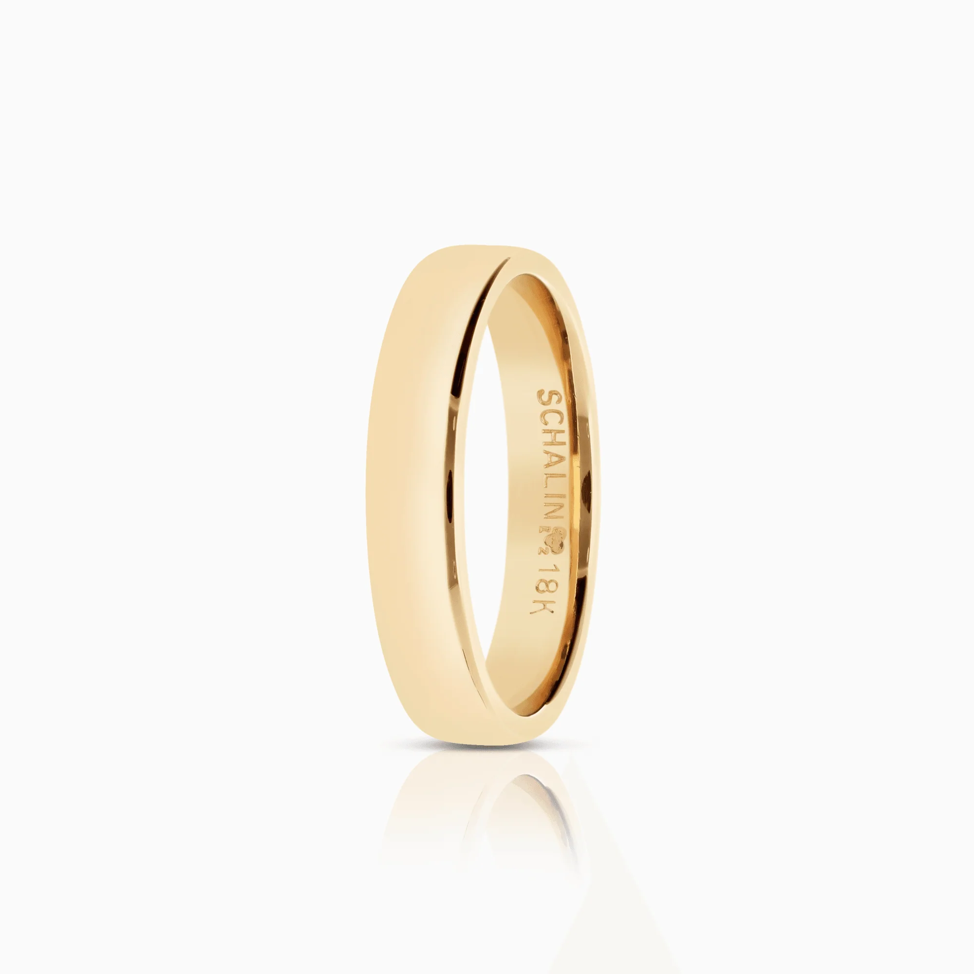 Schalins plain gold ring 4.50g 18K gold