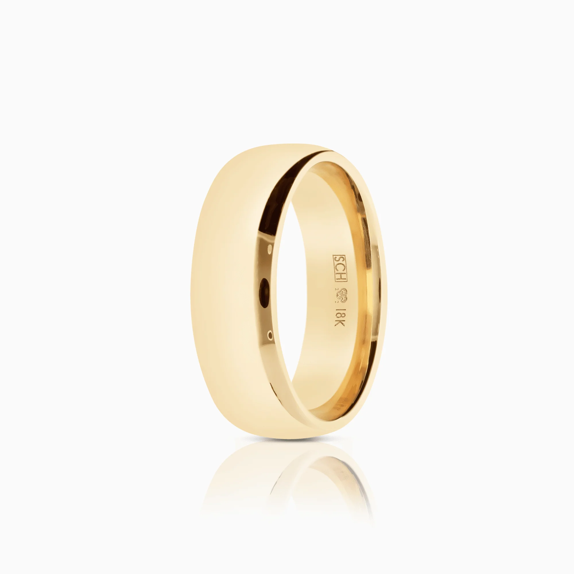 Schalins plain ring 10.40g 18K gold