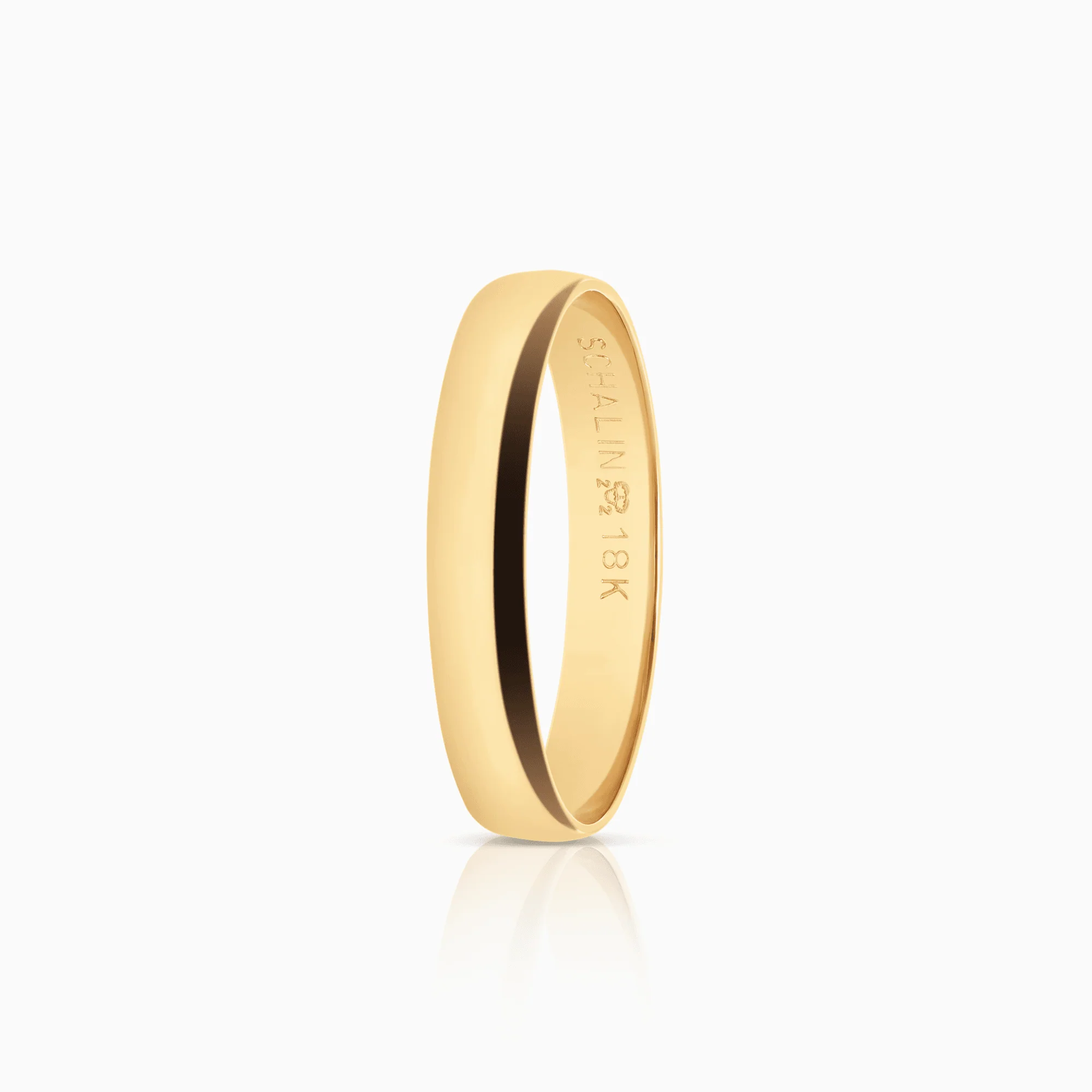 Schalins plain ring 1.70g 18K gold