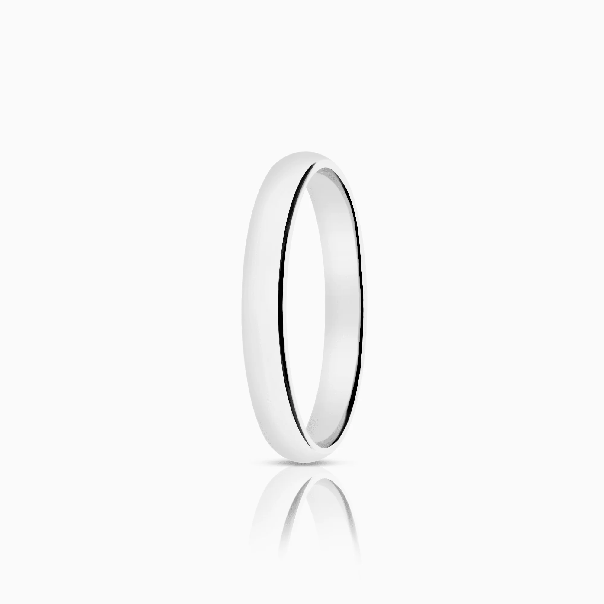 Schalins plain ring 2.60g 18K white gold