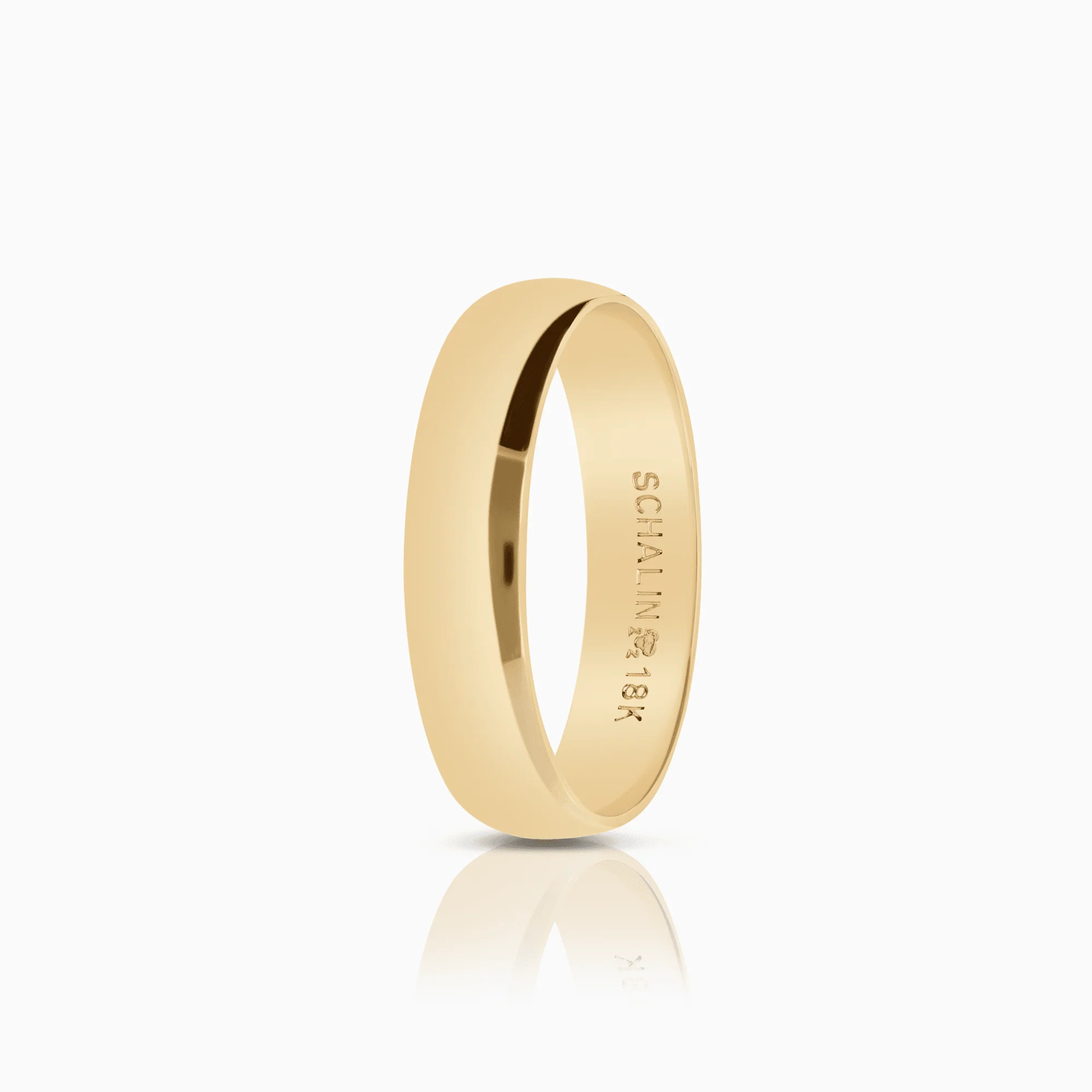 Schalins plain ring 3.30g 18K gold