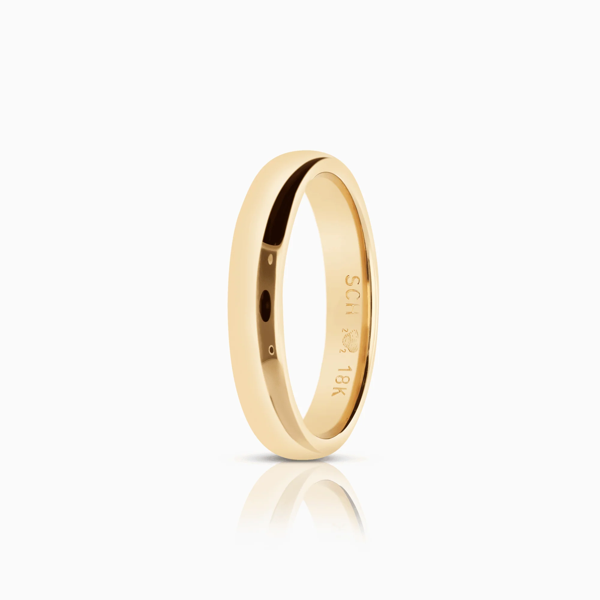 Schalins plain ring 3.68g 18K gold