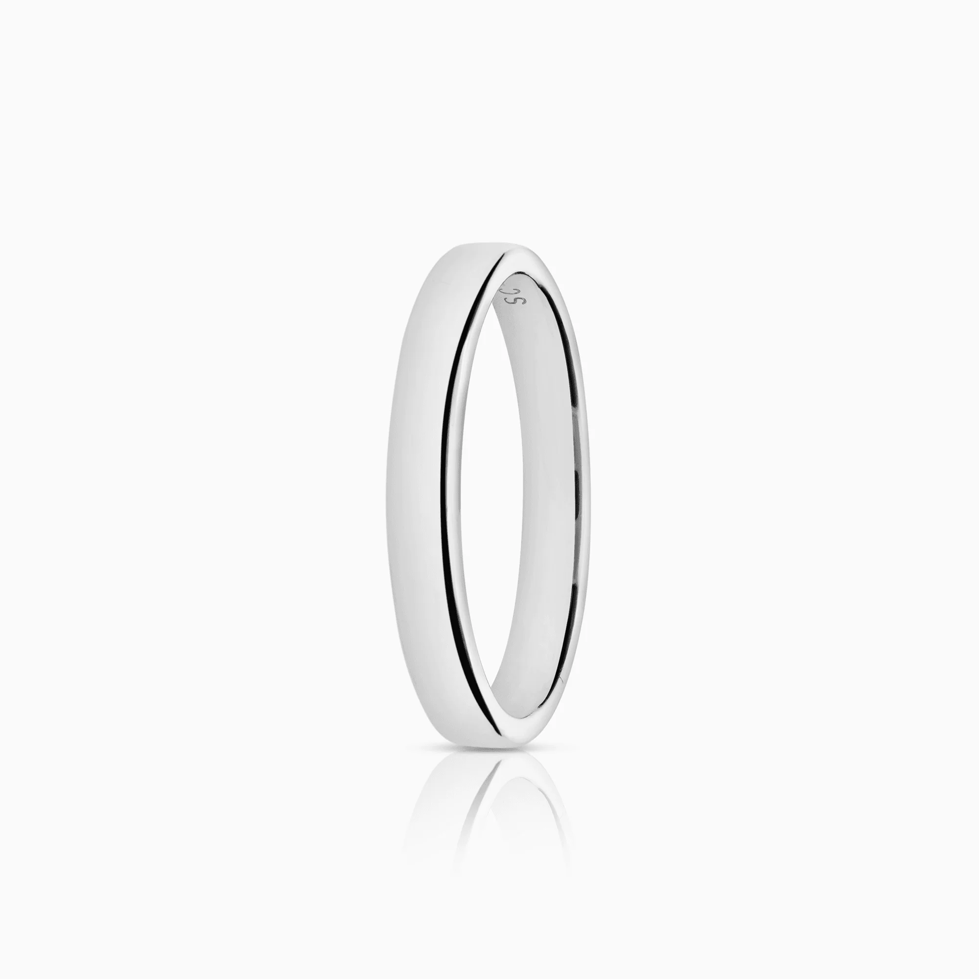 Schalins plain ring 3.82g 18K white gold