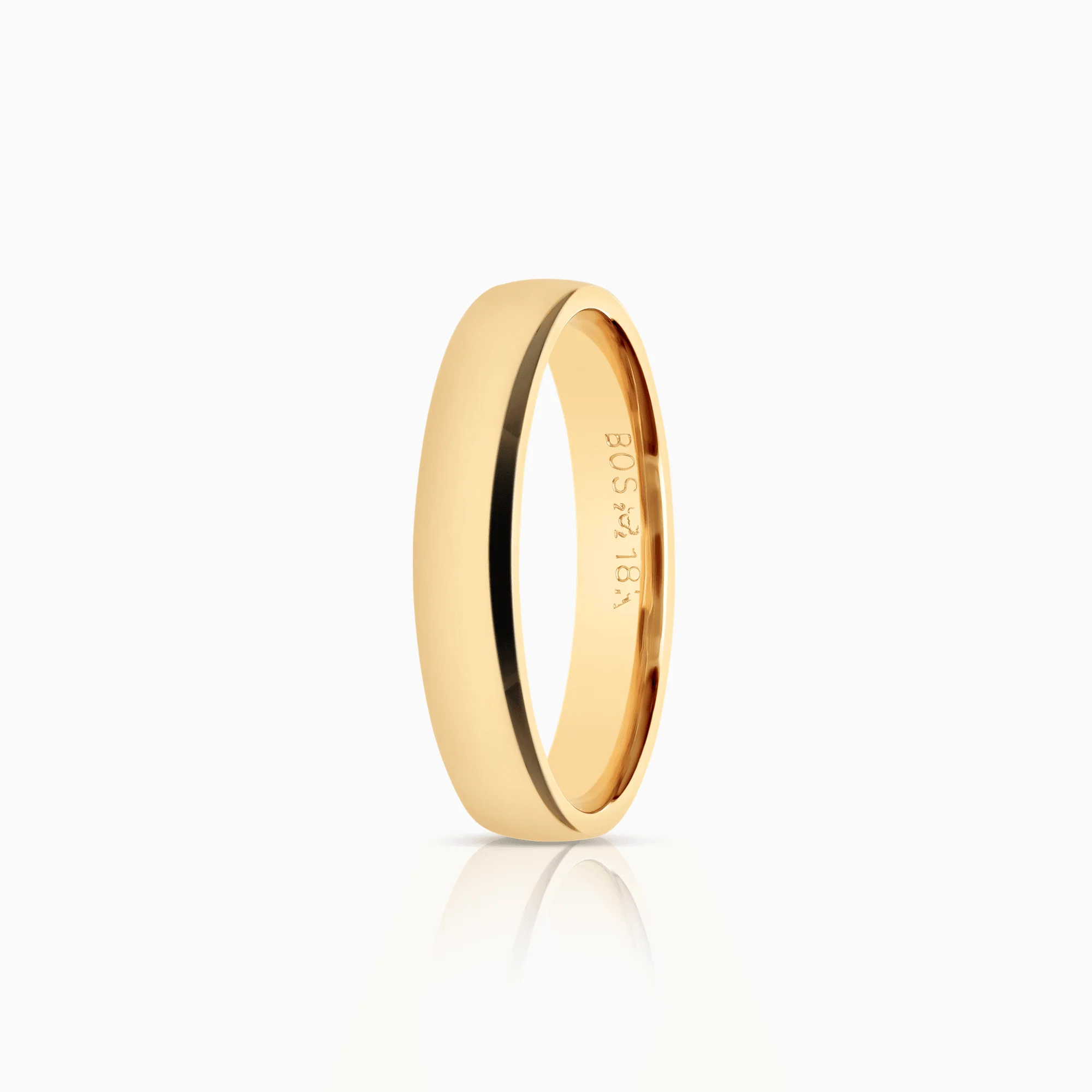 Schalins plain ring 3.84g 18K gold