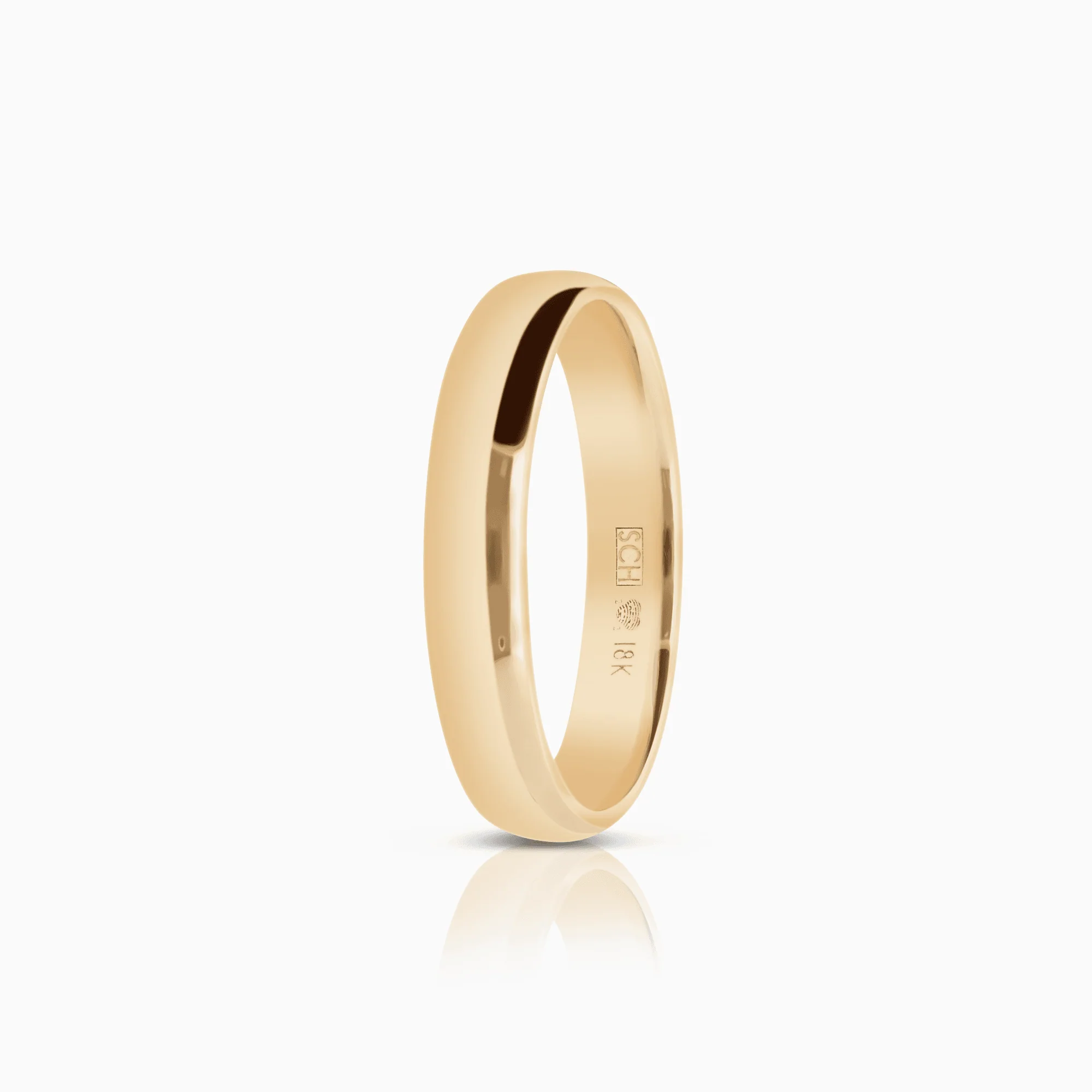 Schalins plain ring 4.08g 18K gold