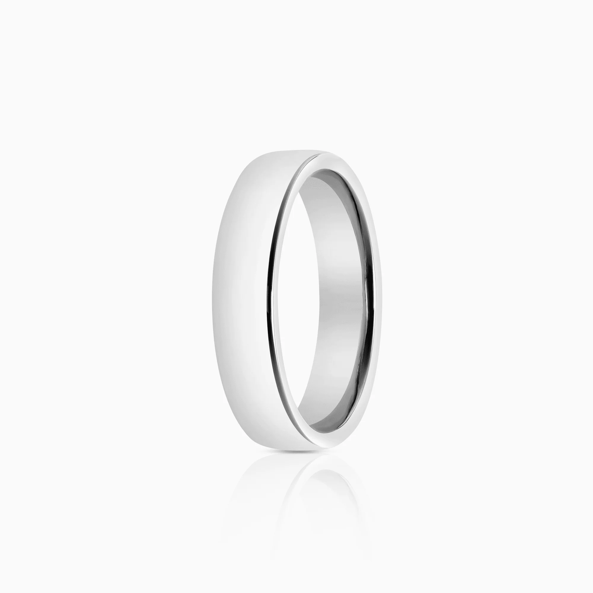 Schalins plain ring 4.38g 18K white gold