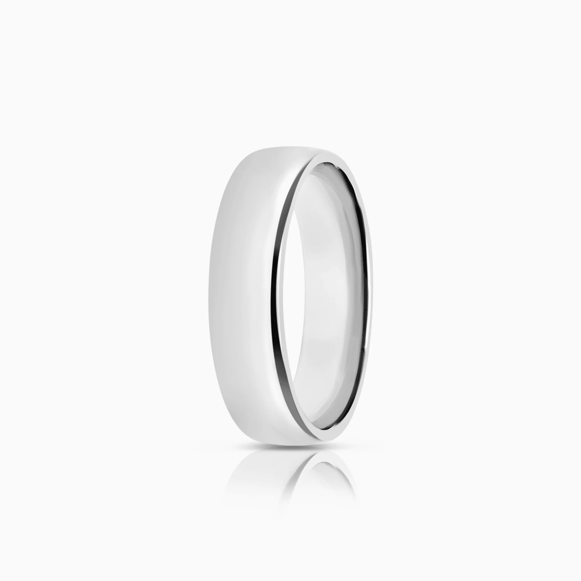 Schalins plain ring 5.48g 18K white gold
