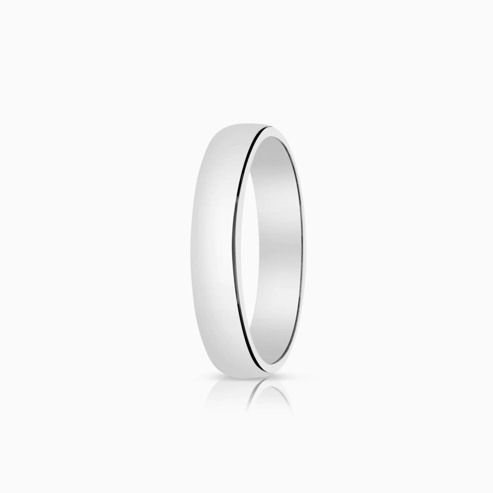 Schalins plain ring 7.54g 18K white gold