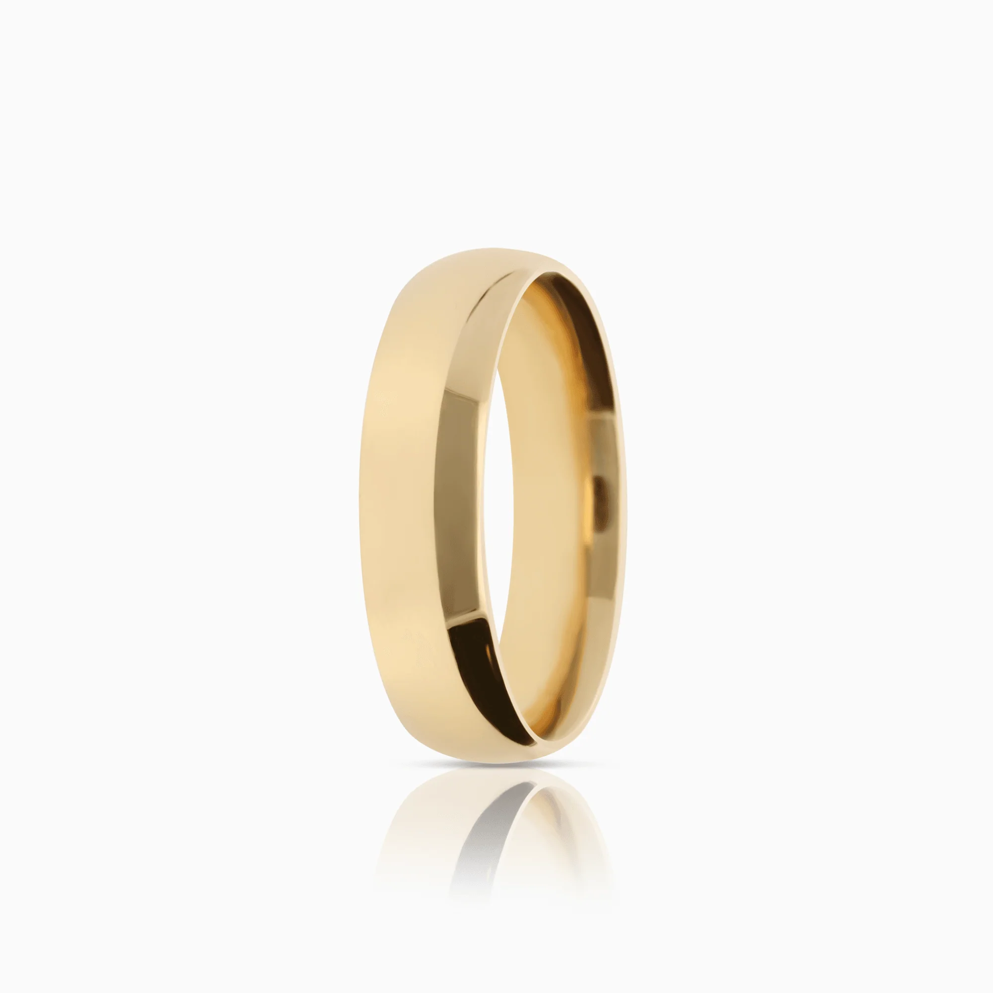 Schalins wedding band plain 7.5g 18K gold