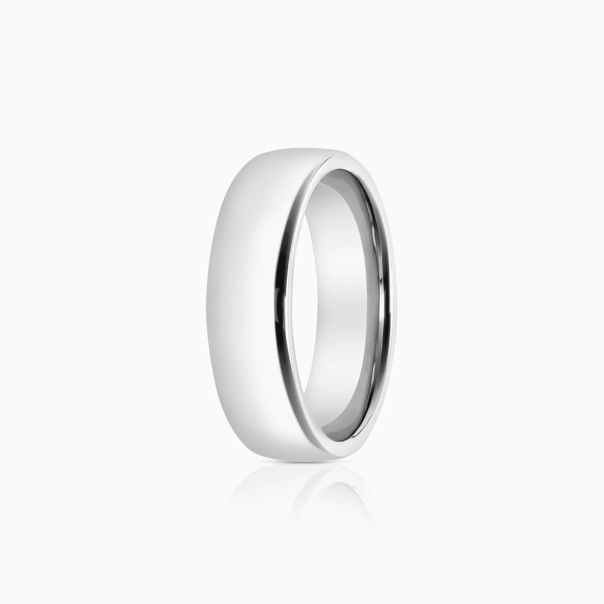 Schalins plain ring 7.82g 18K white gold