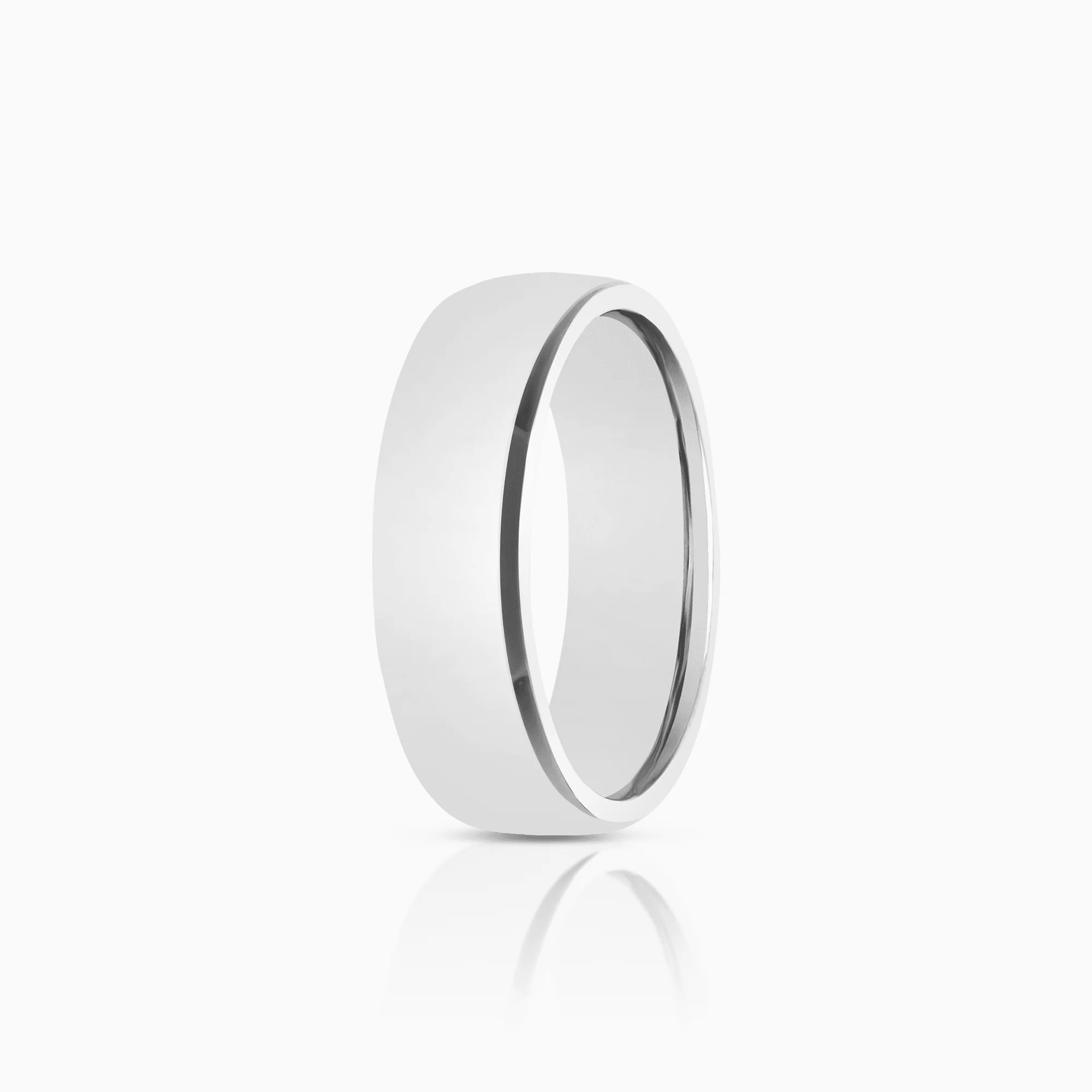Schalins plain ring 7.87g 18K white gold