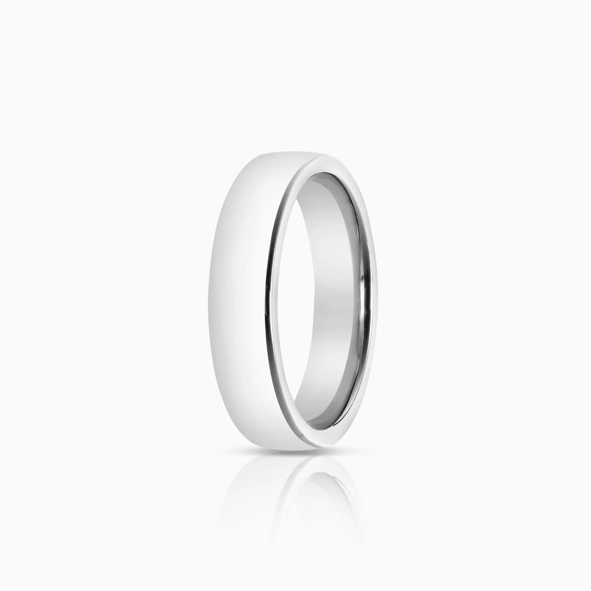 Schalins plain ring 8.10g 18K white gold